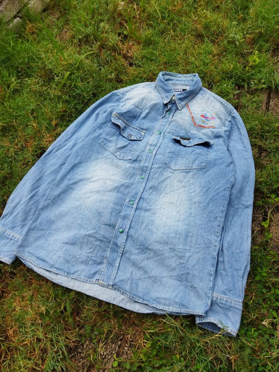 Hysteric Glamour Vintage Hysteric Glamour Denim Shirt Size US L / EU 52-54 / 3 - 4 Thumbnail