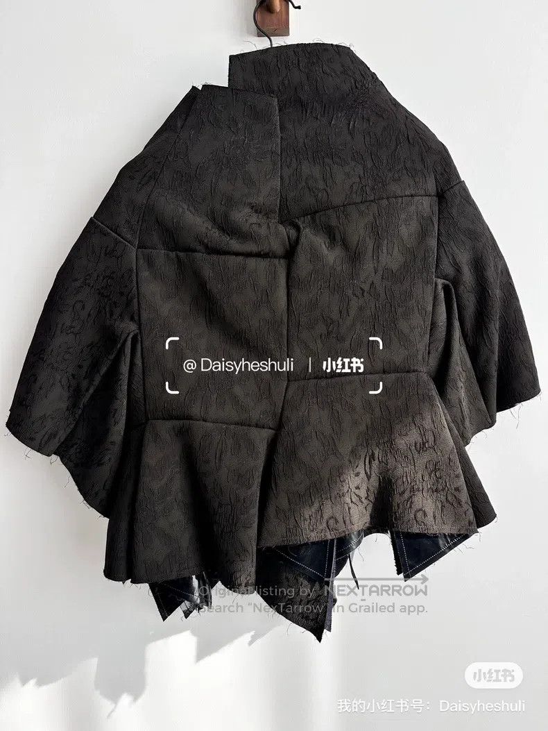 Other Comme Des Garcons Asymmetric patchwork jacket, leather Size S / US 4 / IT 40 - 2 Thumbnail