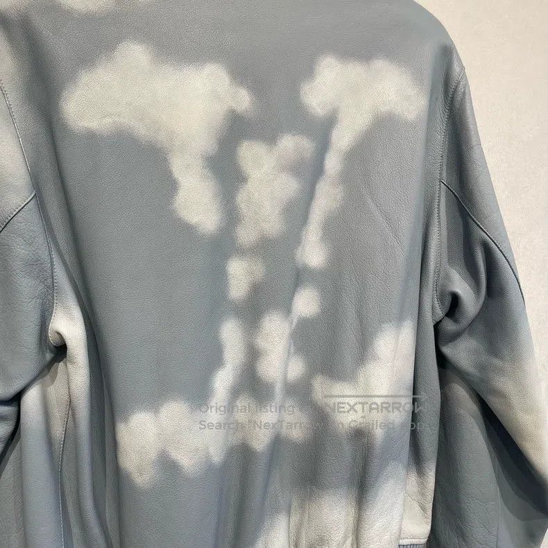Louis Vuitton Louis Vuitton Blue Sky and White Cloud Show Leather Jacket Size US M / EU 48-50 / 2 - 3 Thumbnail
