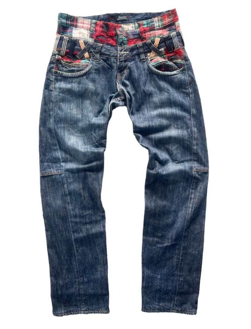 Japanese Brand Dominate Double Waist Streetwear Jeans Size US 34 / EU 50 - 8 Thumbnail