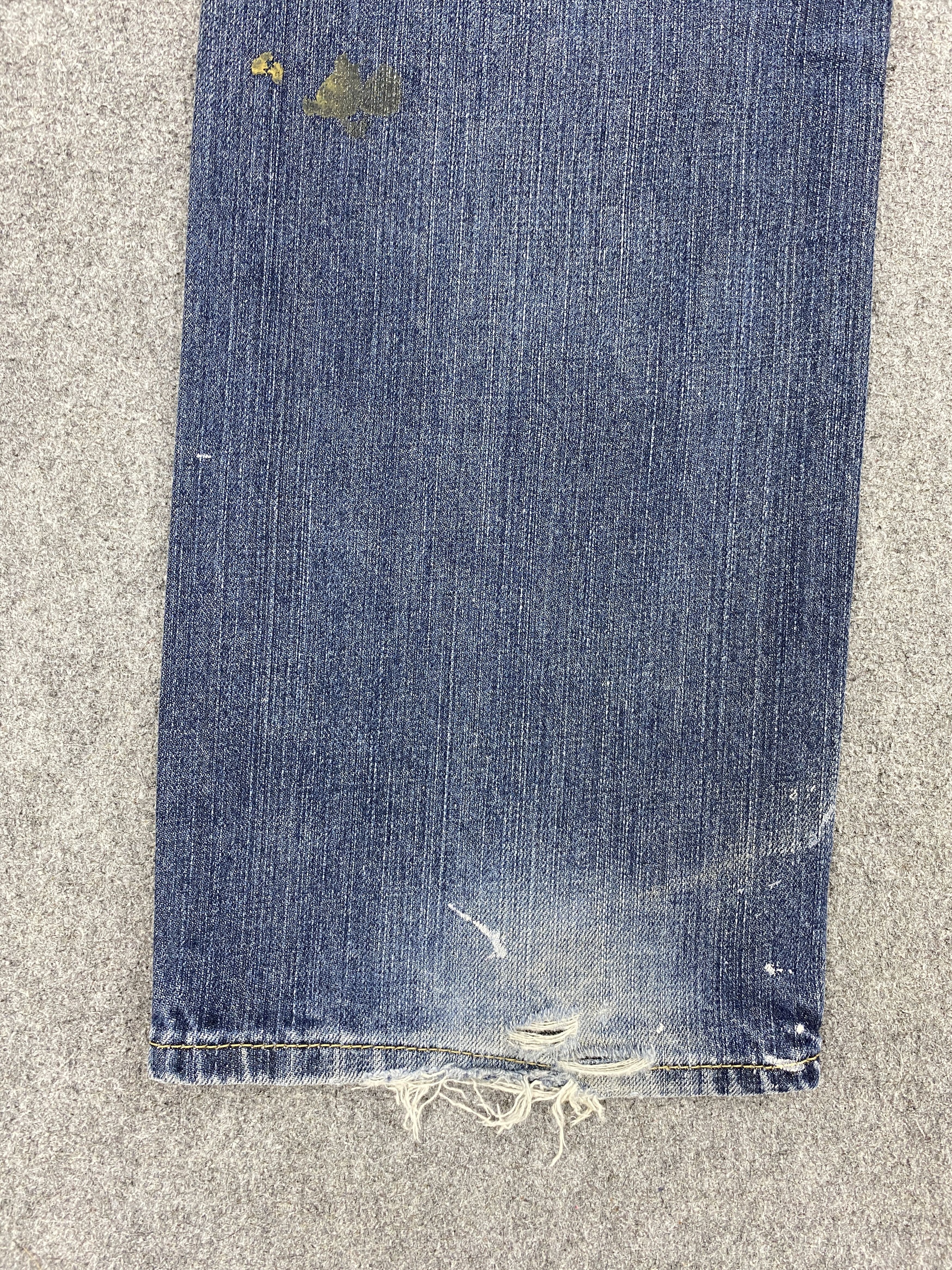 Levi's × Vintage Vintage Levis 514 Splatter Paint Jeans Size US 34 / EU 50 - 17 Thumbnail