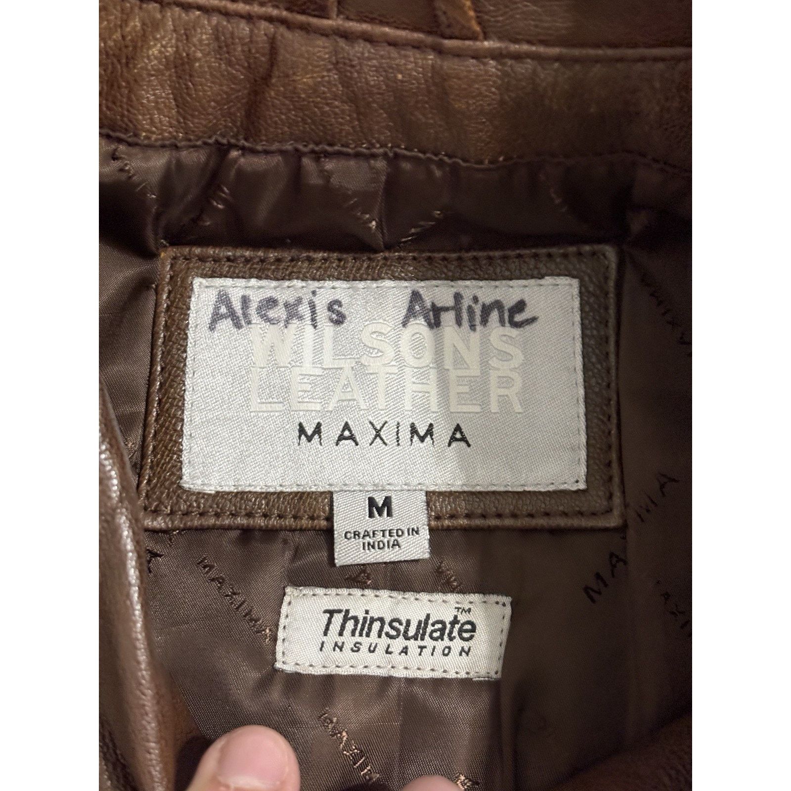 Wilsons Leather Wilsons Leather Maxima Brown Washed Jacket - Women’s Medium Size M / US 6-8 / IT 42-44 - 5 Thumbnail