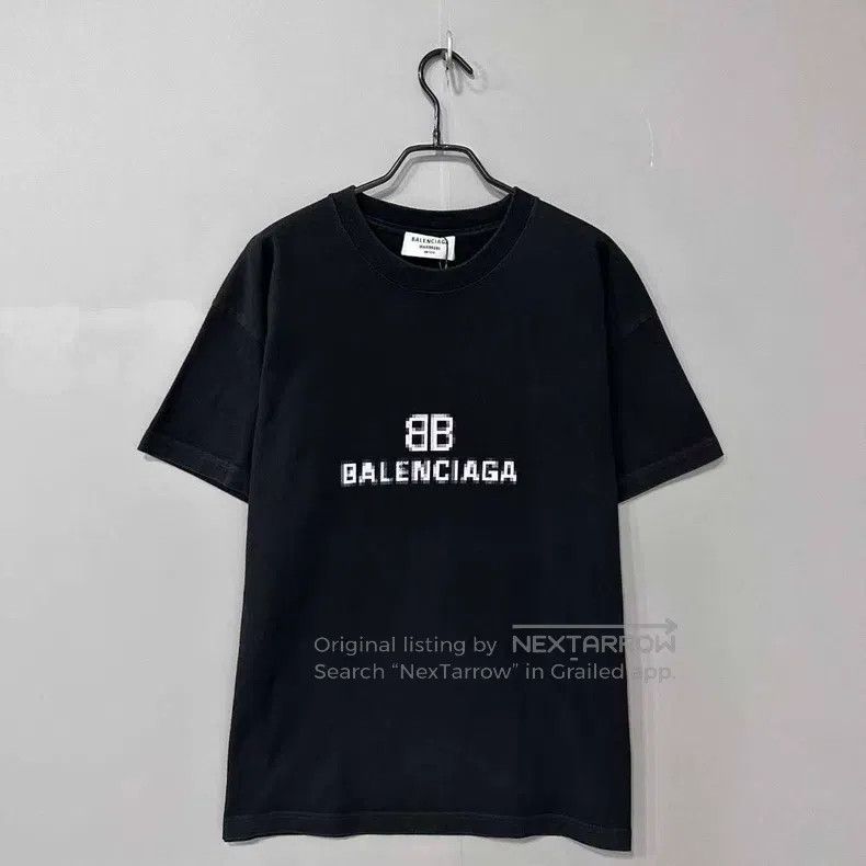 Balenciaga Balenciaga Black Mosaic Short Sleeve Size US S / EU 44-46 / 1 - 2 Thumbnail