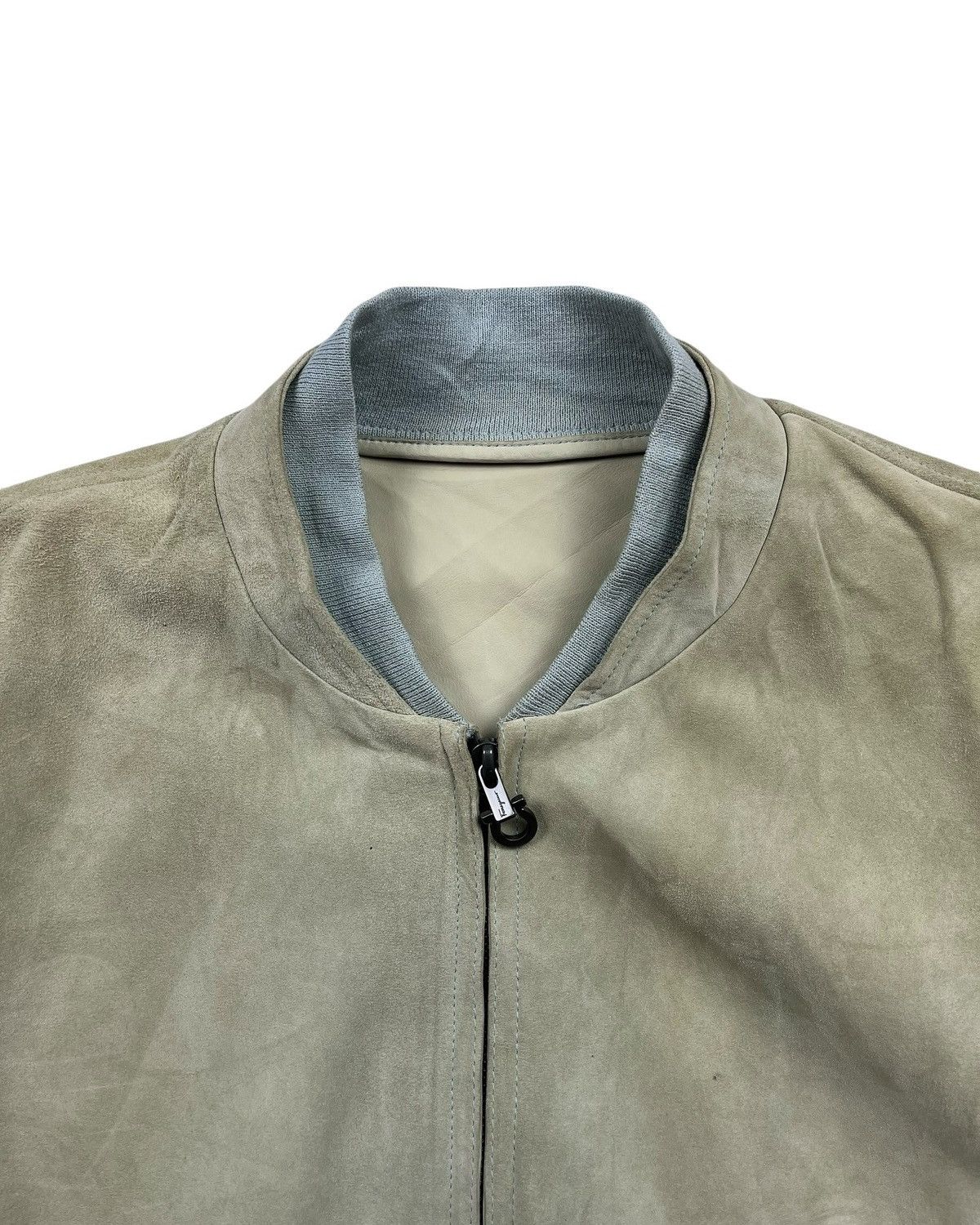 Salvatore Ferragamo Salvatone Ferragamo Leather Bomber Size US L / EU 52-54 / 3 - 3 Thumbnail