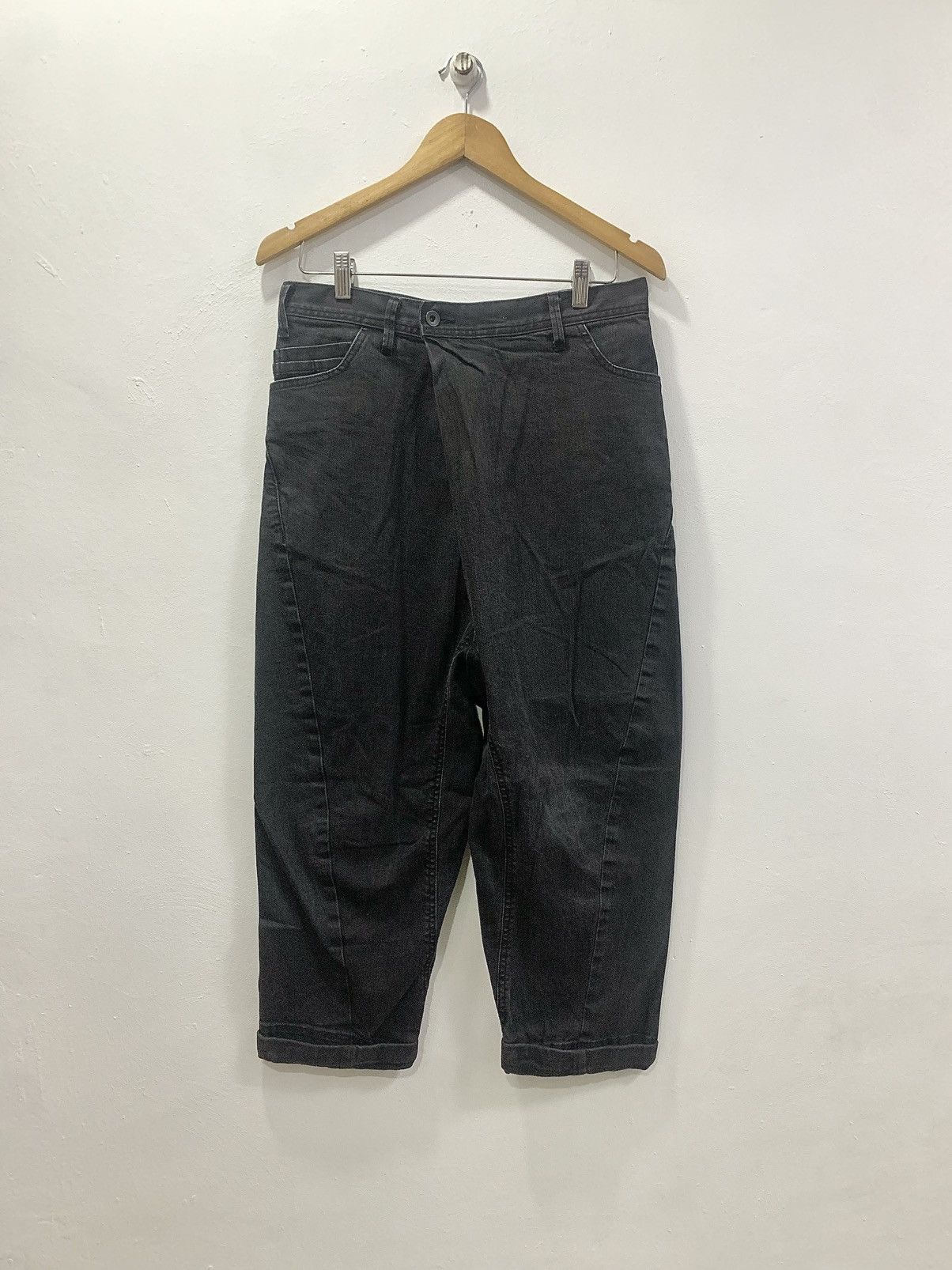 Julius JULIUS 9oz STRETCH DENIM - WASHED TUCK PANTS (FREE ACCESORY) Size US 30 / EU 46 - 1 Thumbnail