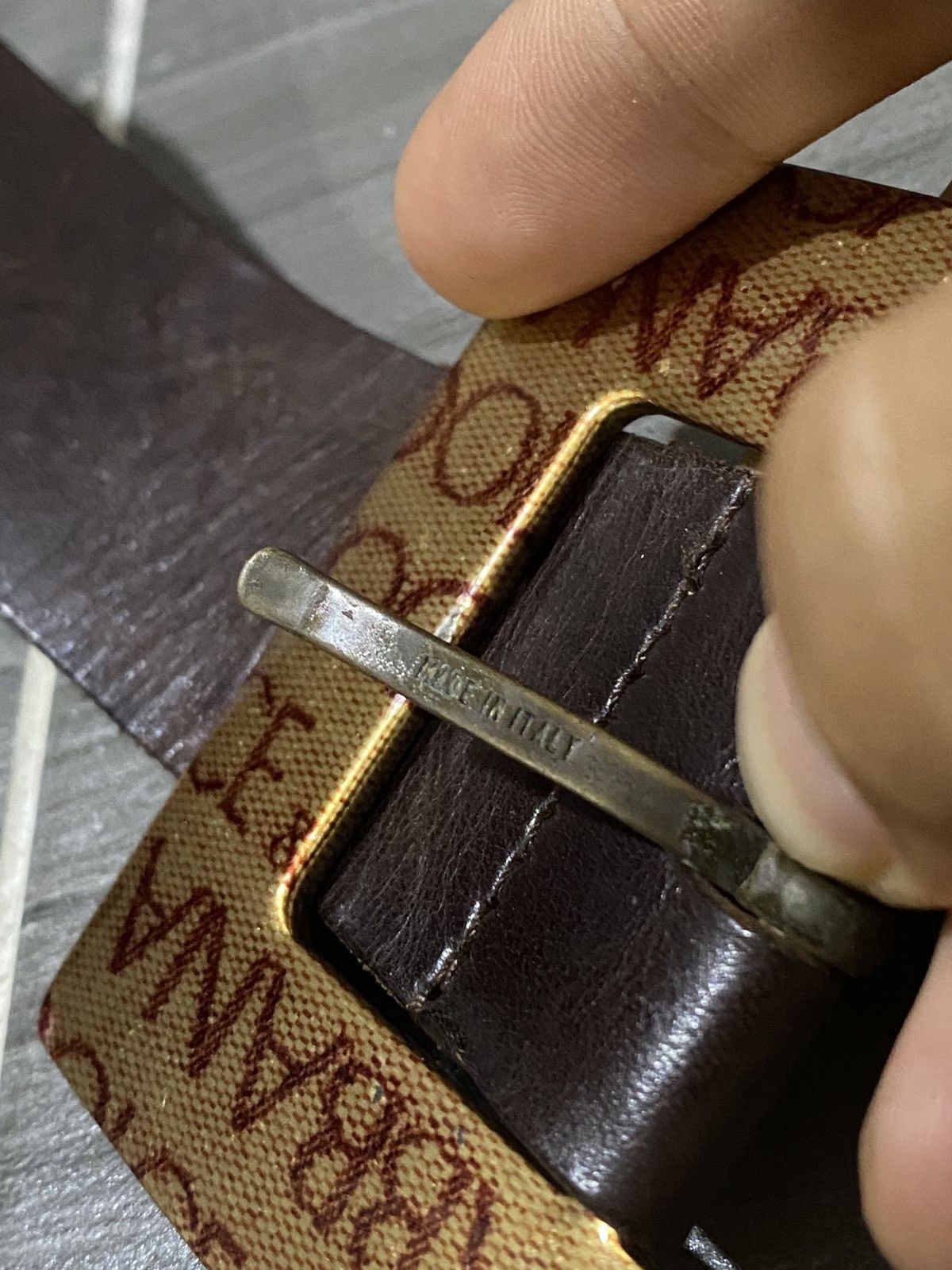 Dolce & Gabbana Dolce & Gabbana Leather Belt Made Italy Size 36 - 11 Thumbnail