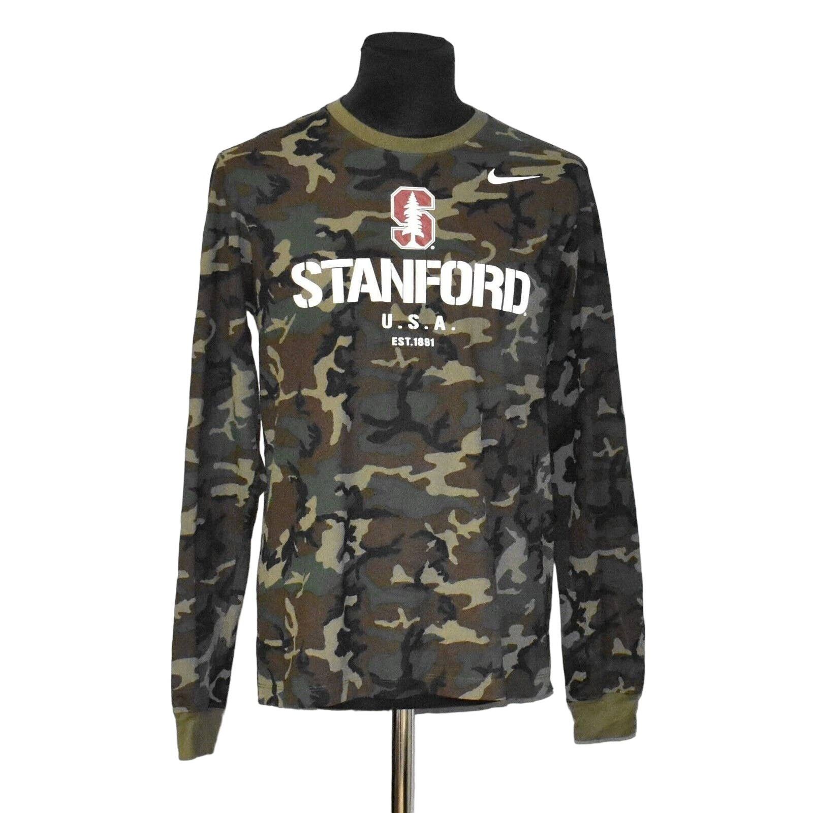 Nike A3 NEW NIKE Standford Camo Dri Fit Crewneck Pullover Tee M Size US M / EU 48-50 / 2 - 1 Thumbnail