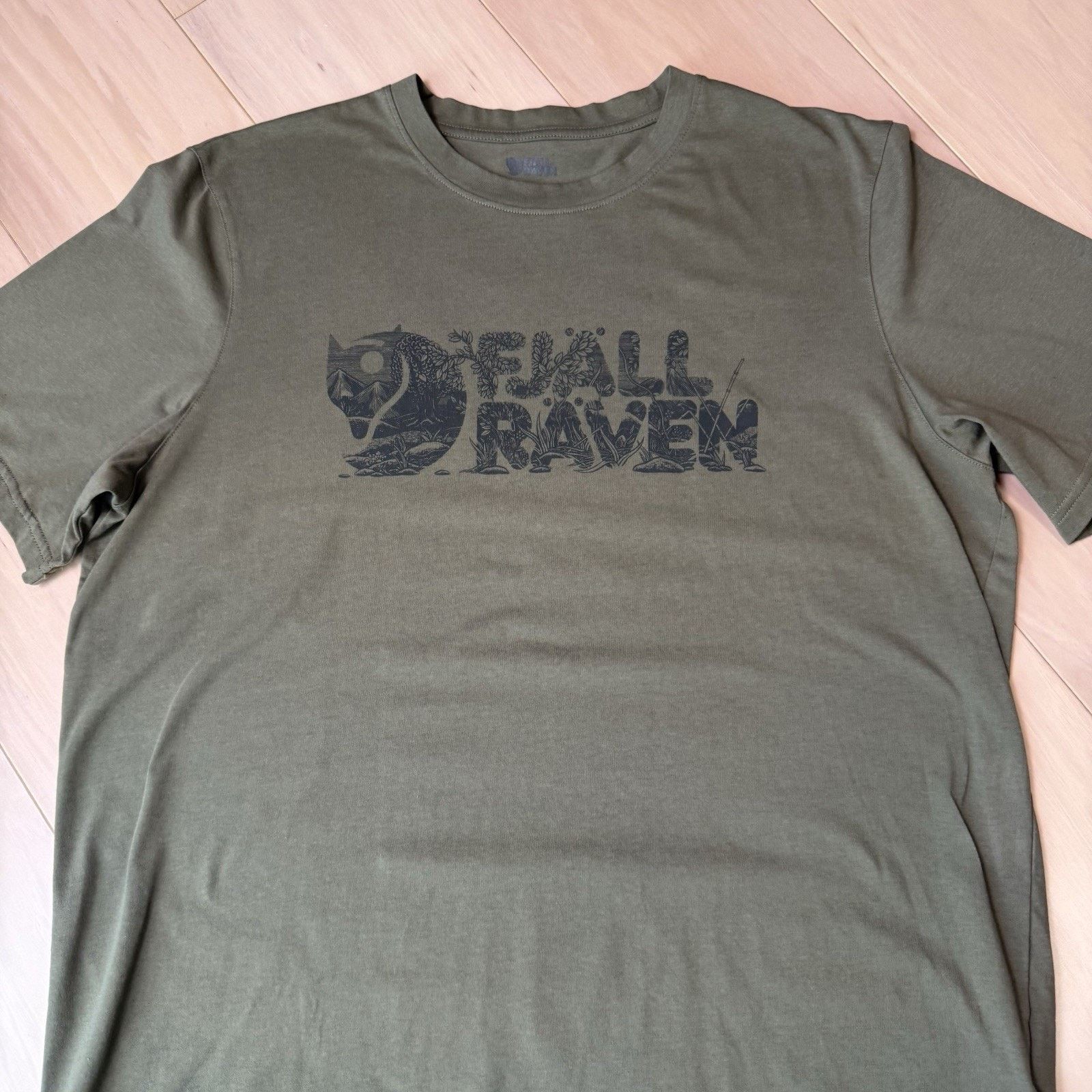 Fjallraven Fjallraven Lush Logo Shirt XL Green Hiking Outdoors Size US XL / EU 56 / 4 - 4 Thumbnail