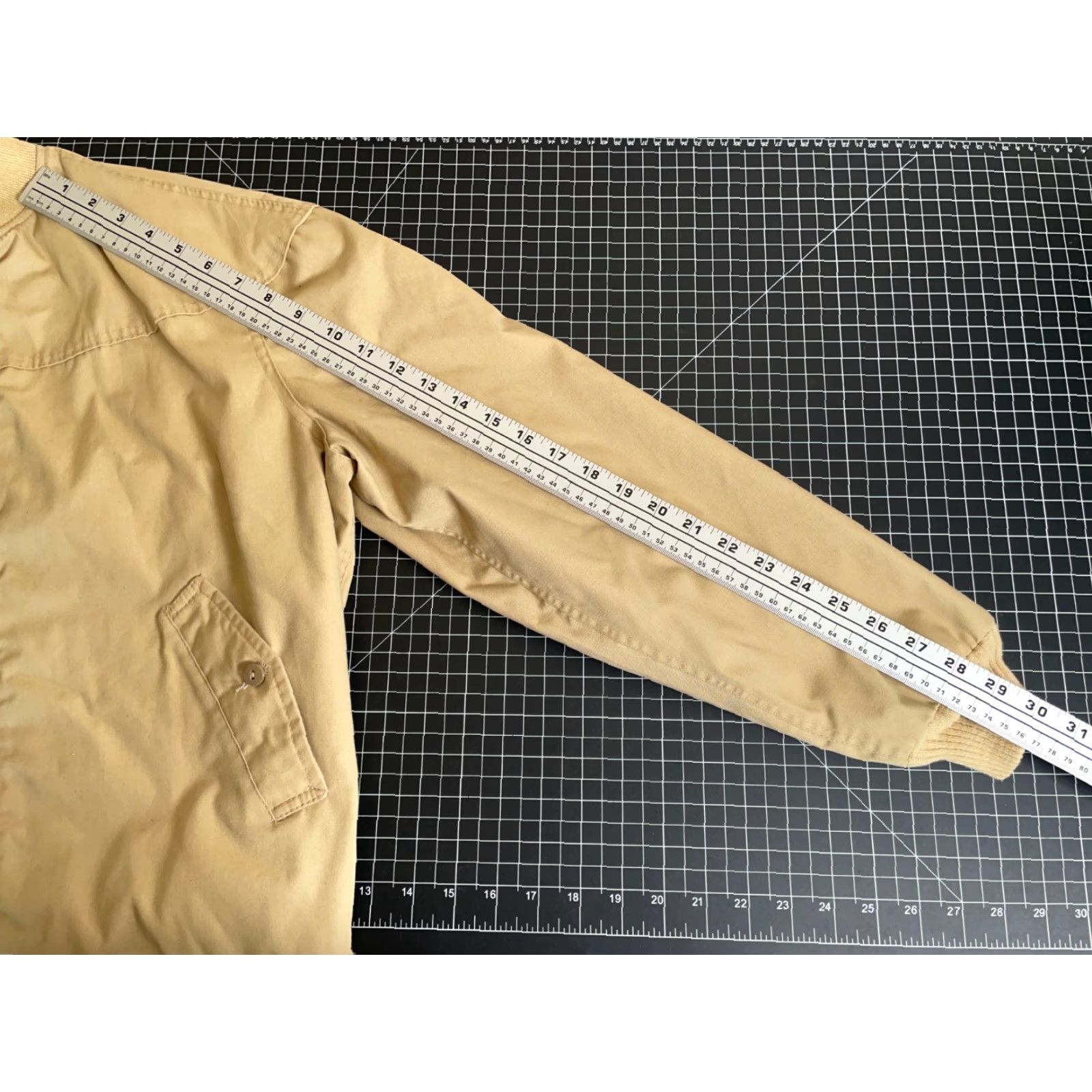 Catalina Vintage Catalina La Paz Bomber Jacket Adult 44 Beige Zip Up Lightweight Retro Short Beaded? No. Size US S / EU 44-46 / 1 - 7 Thumbnail