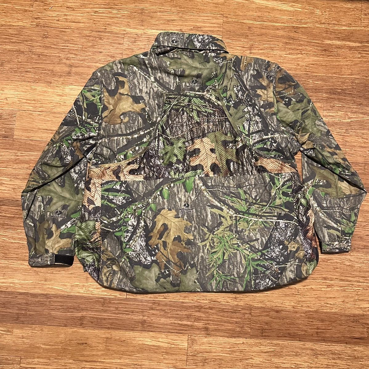 Vintage Forest Camouflage Windbreaker + Vest with DetachableSleeves Size US XL / EU 56 / 4 - 2 Thumbnail