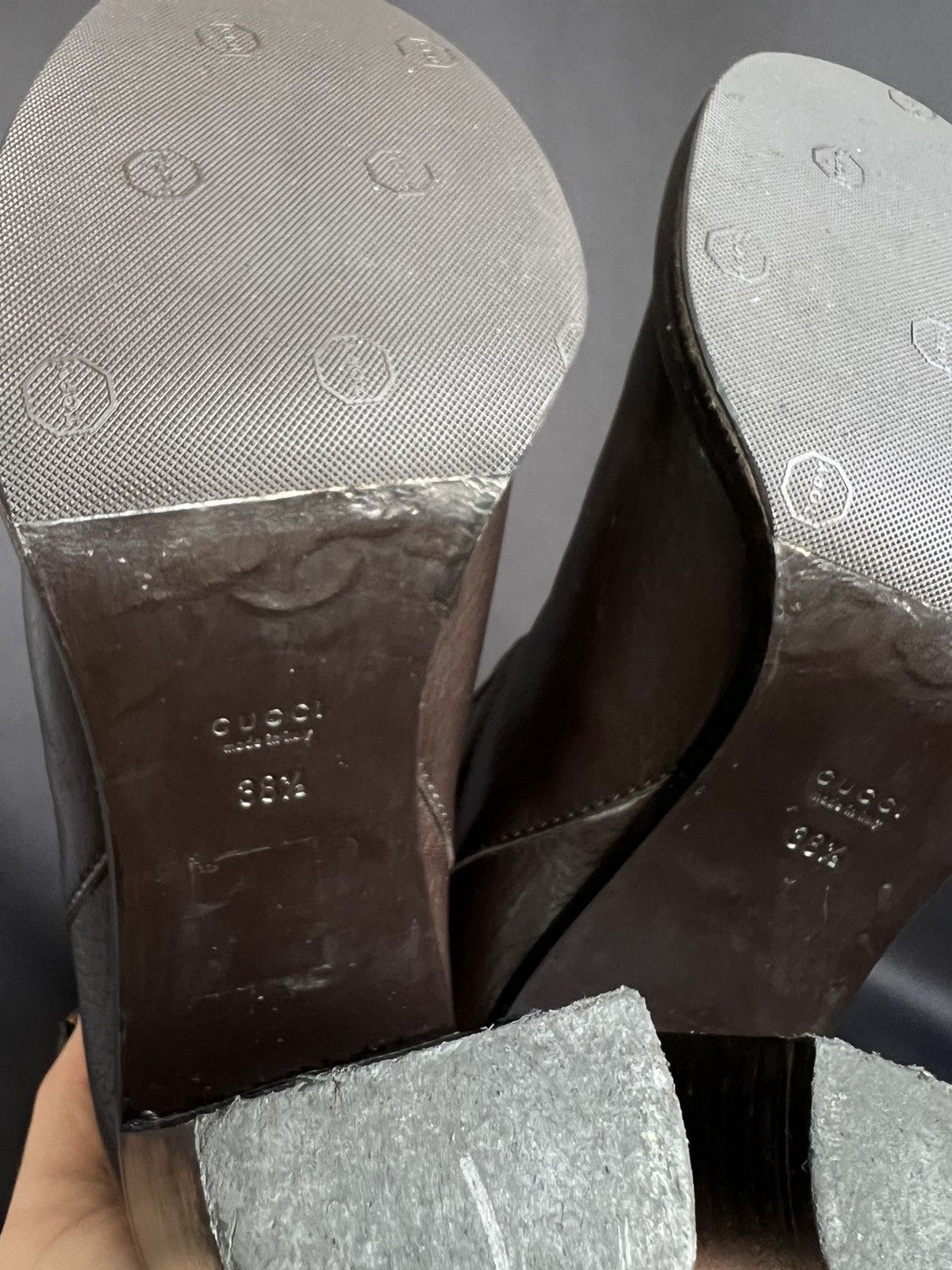 Gucci Gucci Womens Boots Leather Size 38/5 Size US 8.5 / IT 38.5 - 6 Thumbnail