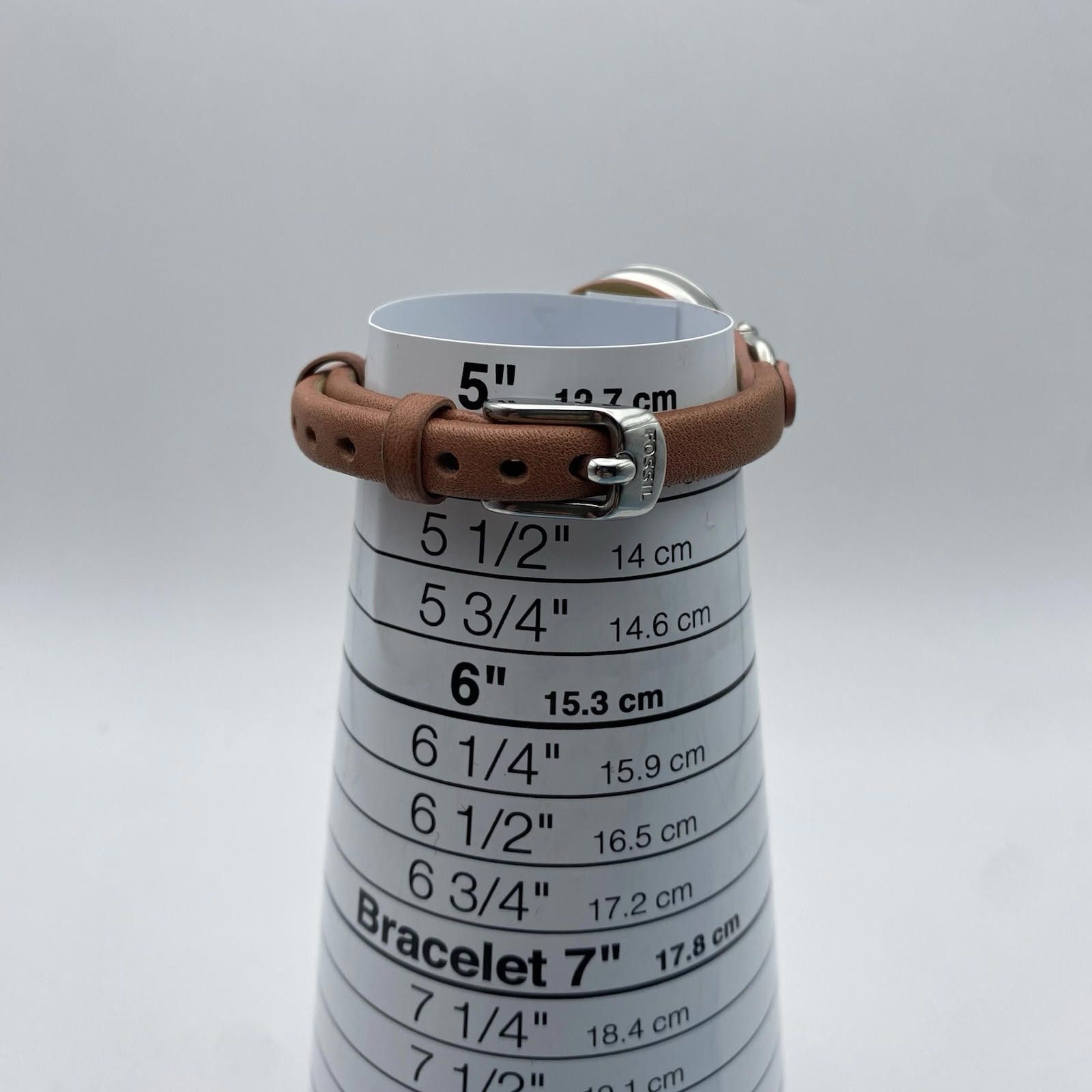 Fossil Fossil Women's Georgia Mini Pink Leather Strap Watch ES3472 Size ONE SIZE - 9 Thumbnail