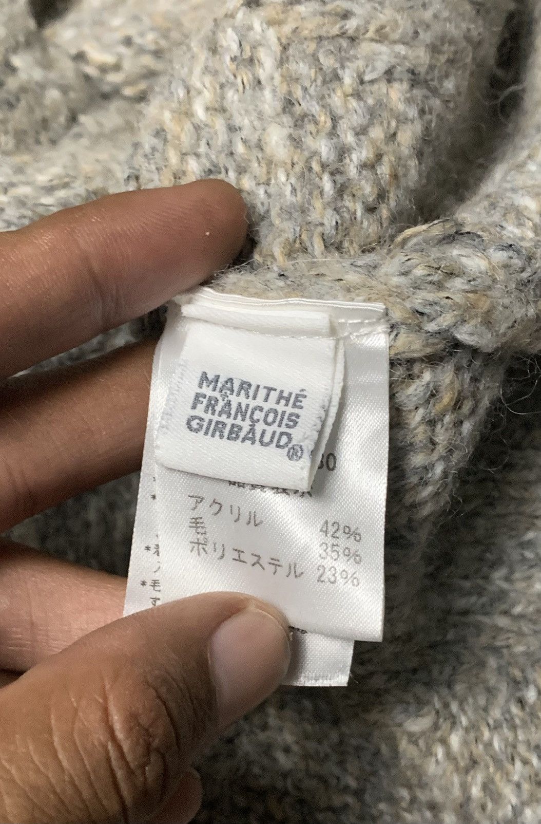 Marithe + Francois Girbaud Rare🔥Marite Francois Girbaud unique hand knited Size US S / EU 44-46 / 1 - 5 Thumbnail