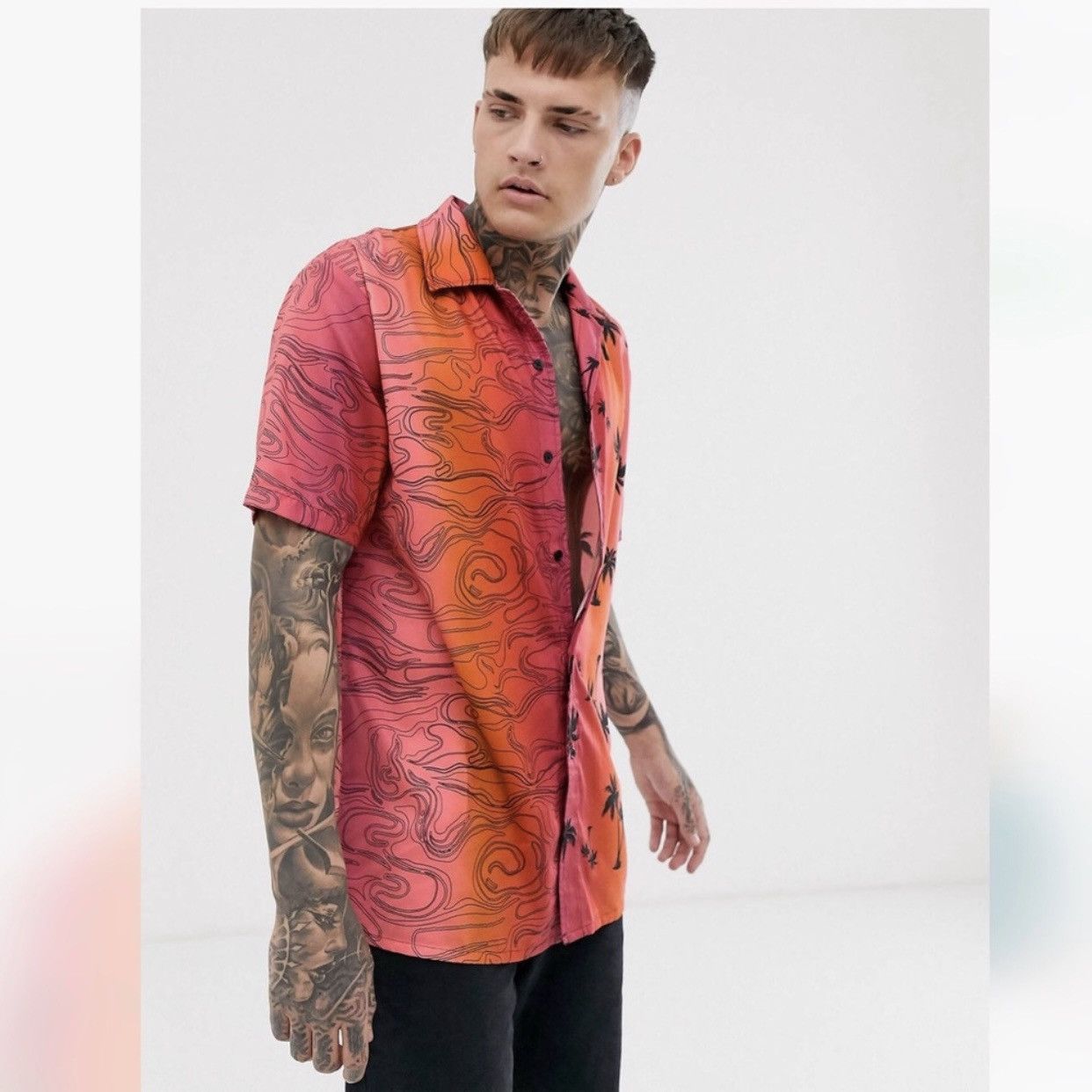Asos ASOS Splice Design Shirt Size US S / EU 44-46 / 1 - 5 Thumbnail