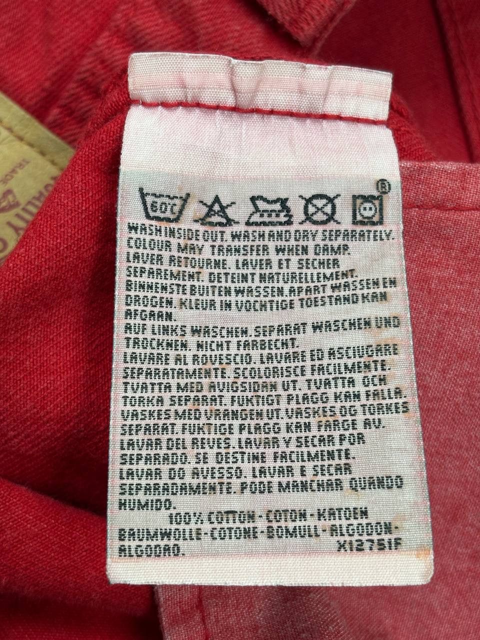Levi's Vintage Clothing Vintage 90s Levi’s 501 Red Denim Jeans • Made in USA • W31 Size US 31 - 9 Thumbnail