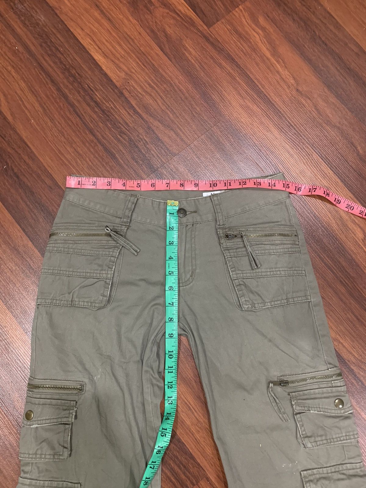 If Six Was Nine × Le Grande Bleu (L.G.B.) 💥 Flared 💥M. Deux Cargo Pants Size 30" / US 8 / IT 44 - 5 Thumbnail