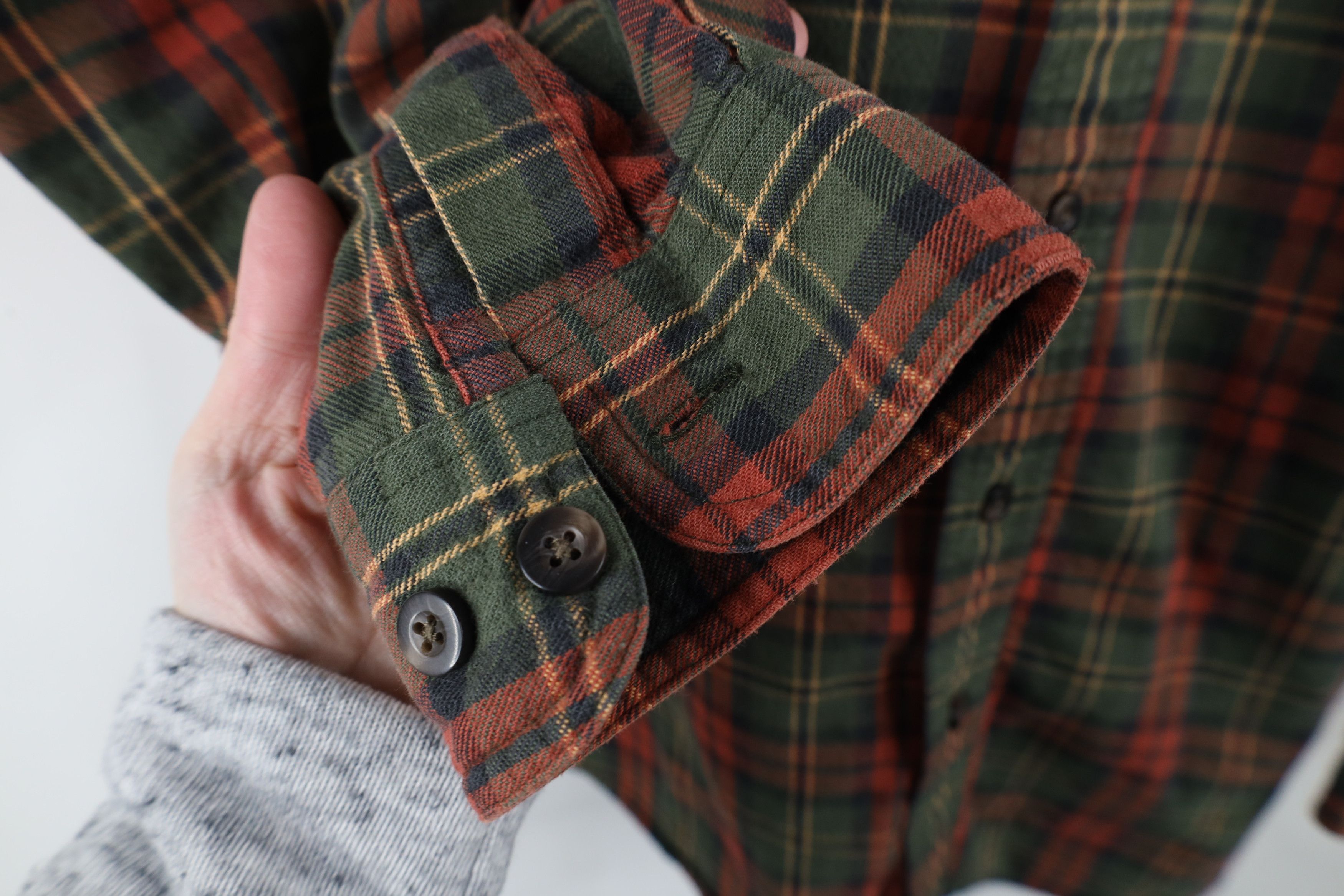 L.L. Bean × Vintage Vintage LL Bean Flannel Collared Button Down Shirt Plaid Size US M / EU 48-50 / 2 - 4 Thumbnail