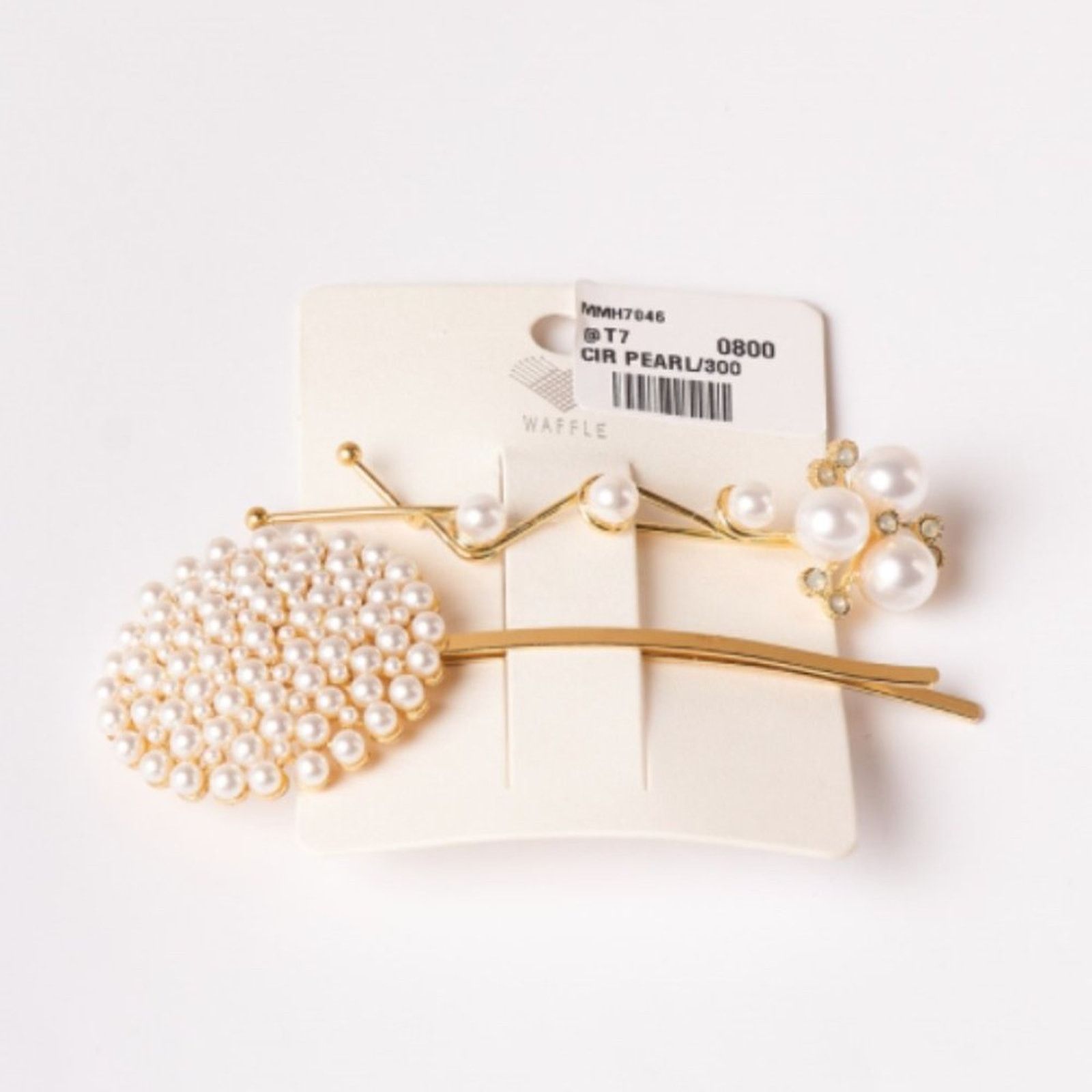 Other Gold Pearled Elegant Style Bobby Pins - Set of 2 Size ONE SIZE - 4 Thumbnail