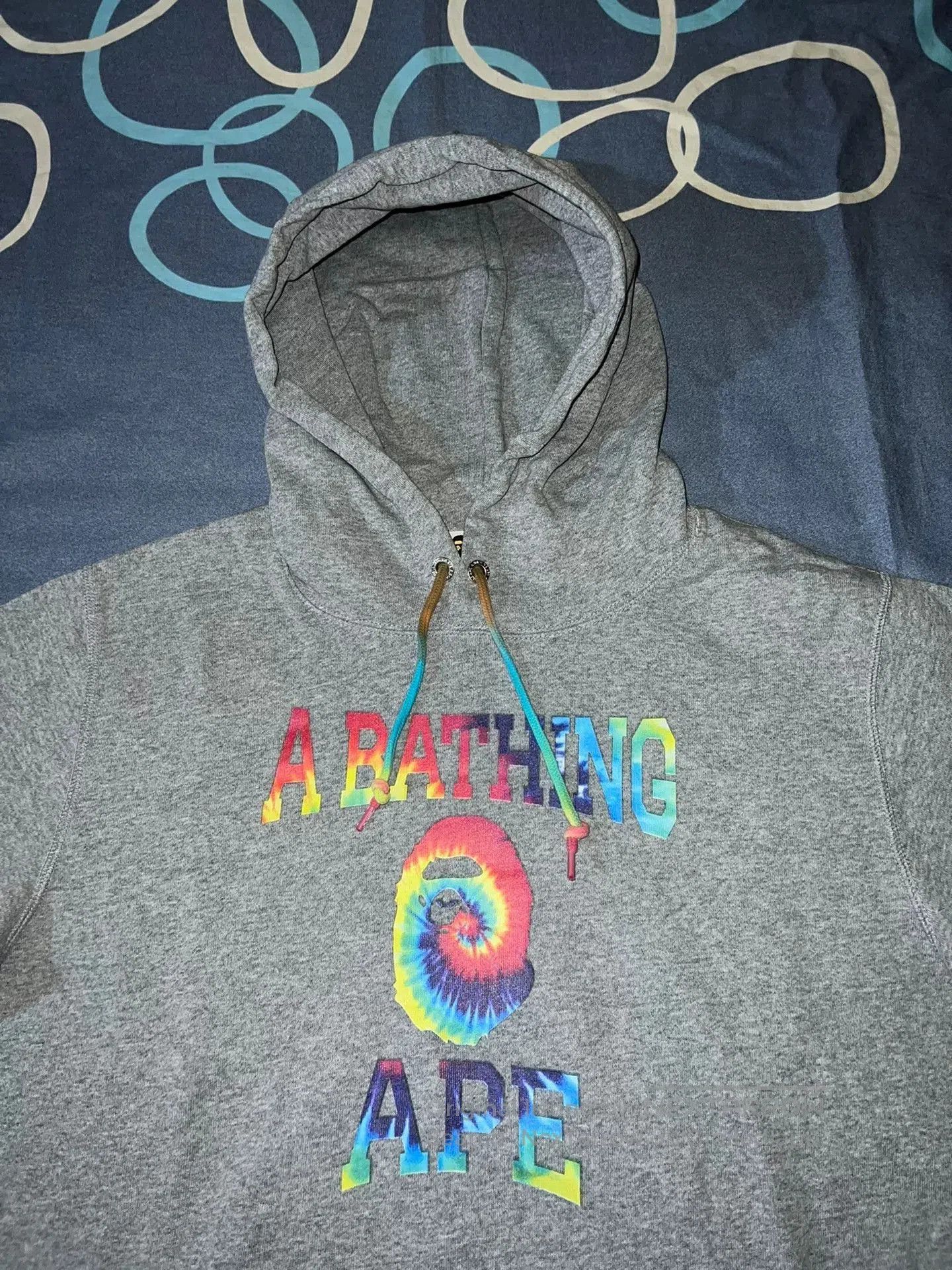 Bape BAPE Colorful Print Slogan Hoodie. Size US XL / EU 56 / 4 - 2 Thumbnail