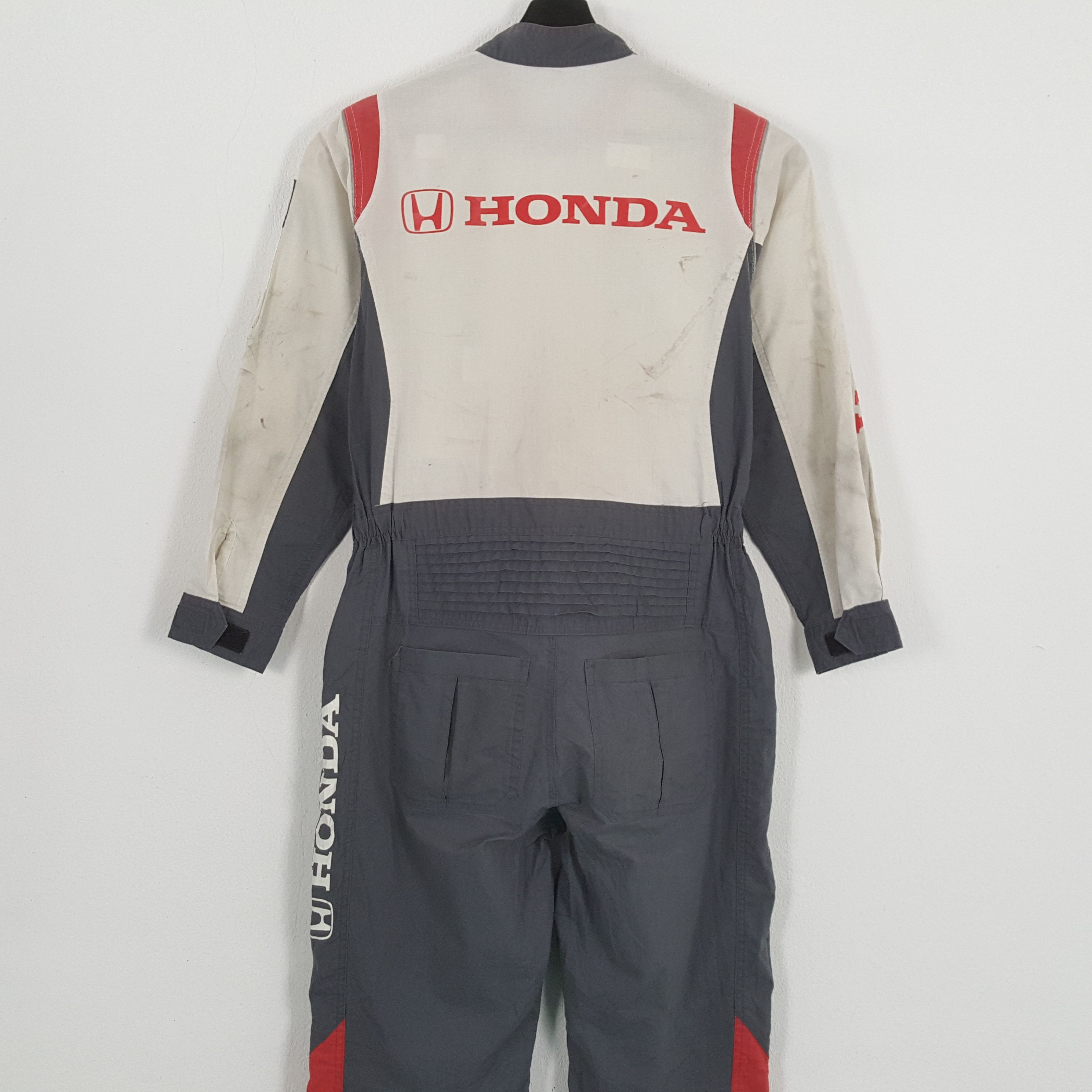 Honda × Vintage HONDA Japanese Motorsports Workwear Coverall Jacket Size US M / EU 48-50 / 2 - 2 Thumbnail