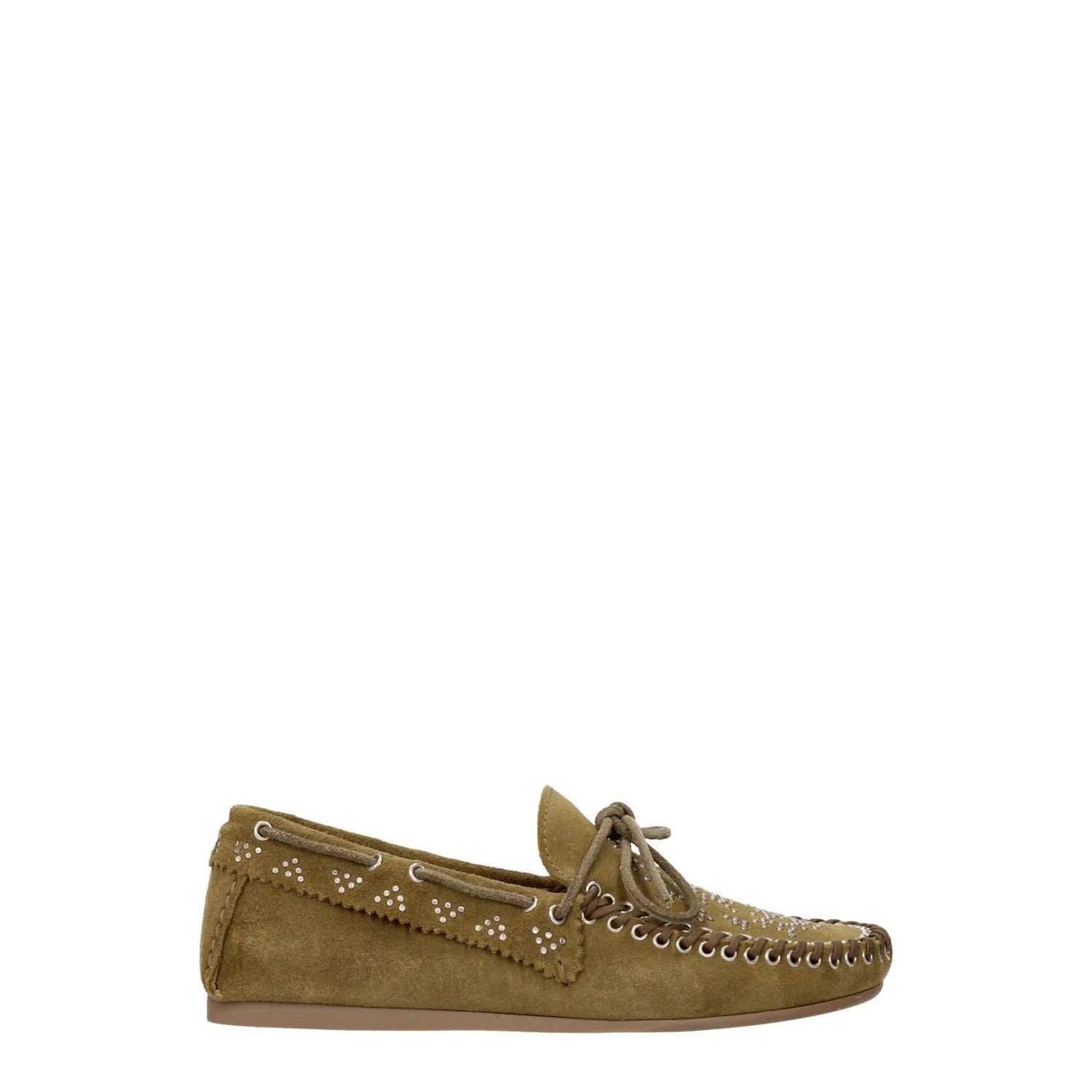 Isabel Marant ob1o1e1124 Suede Loafers in Green Size US 6 / IT 36 - 1 Thumbnail