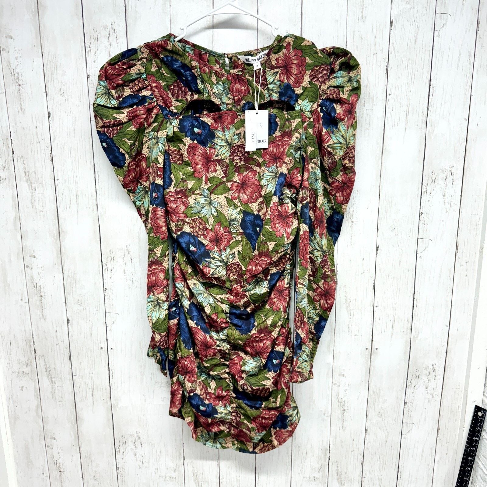 Other Walter Baker Dress Size 4 Royal Garden Verlee Mini Sheath Size S / US 4 / IT 40 - 2 Thumbnail