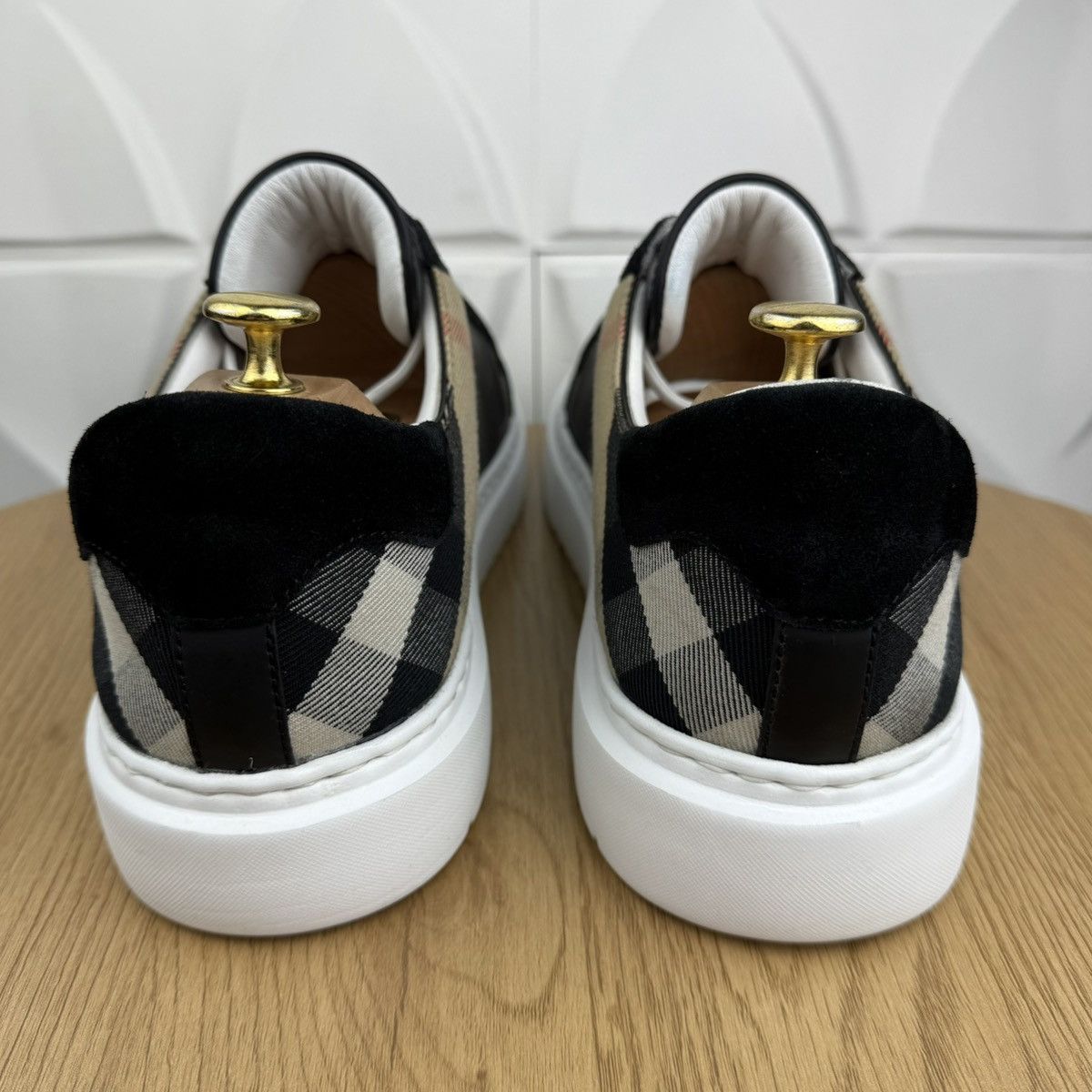 Burberry BURBERRY LONDON Sneakers Low-Top Shoes New Reeth Nova Check Size US 12 / EU 45 - 5 Thumbnail