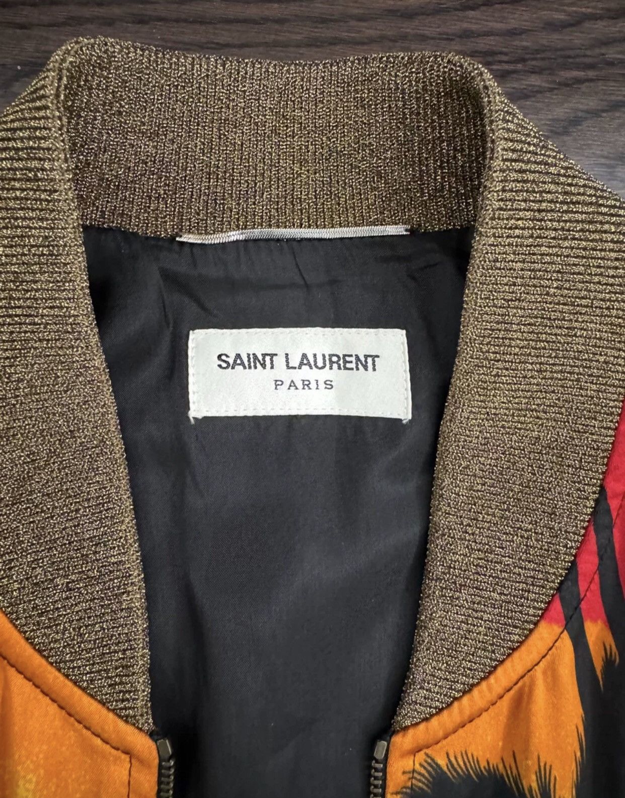 Saint Laurent Paris Saint Laurent SLP coconut tree jacket coat baseball uniform Size US S / EU 44-46 / 1 - 3 Thumbnail