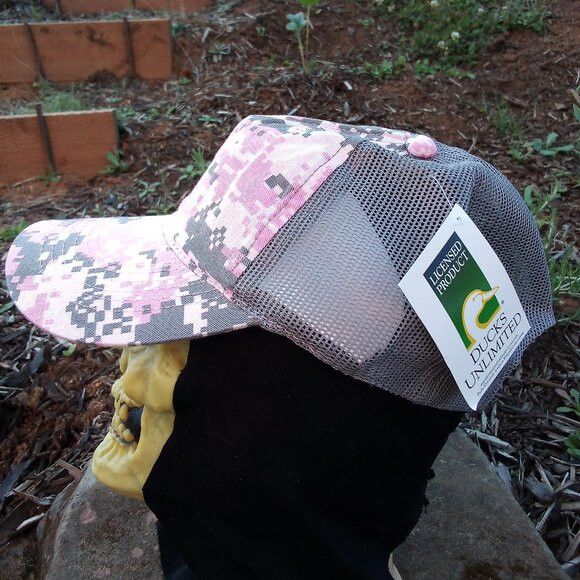 Other NWT Ducks Unlimited Digital Camouflage Strap Back Hat Pink Size ONE SIZE - 2 Thumbnail