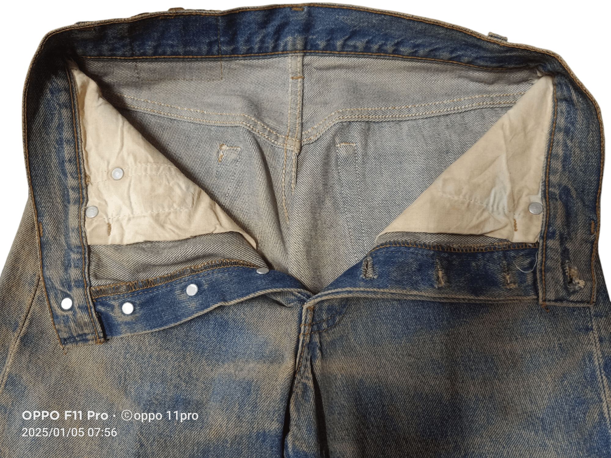 Levi's × Vintage Levis Vintage 501 80s Distressdenim Size US 29 - 3 Thumbnail
