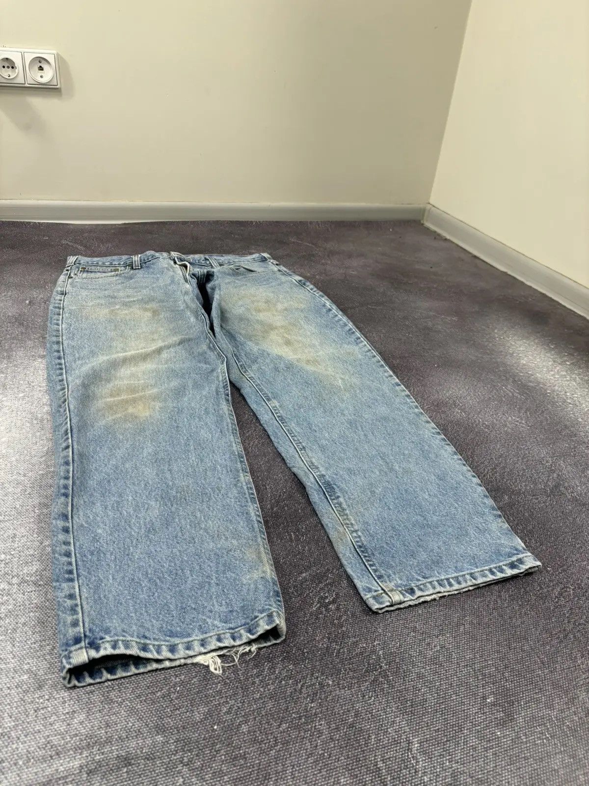 Carhartt × Vintage Vintage Carhartt Relaxed Fit Light Blue Hype Denim Jeans Size US 38 / EU 54 - 5 Thumbnail