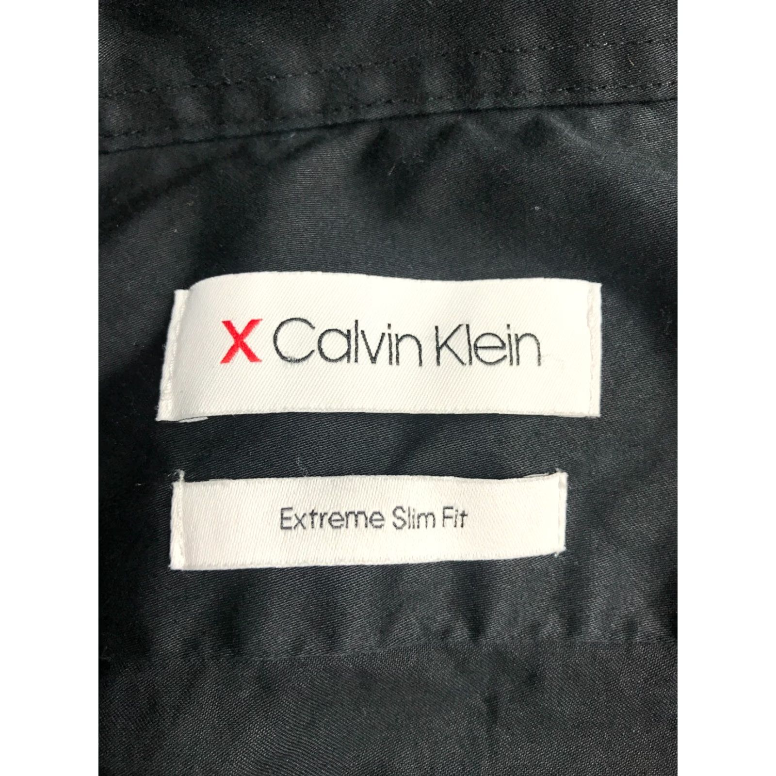Calvin Klein Calvin Klein Collection Shirt Men's Size M Black Extreme Sim Fit Button Down Size US M / EU 48-50 / 2 - 5 Thumbnail