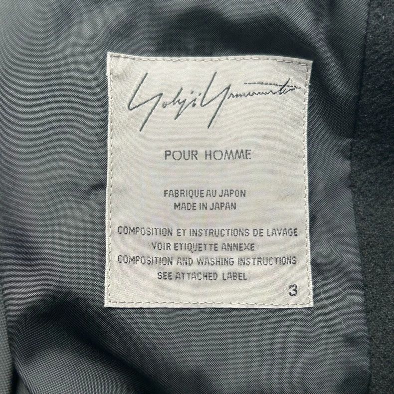 Yohji Yamamoto Yohji Yamamoto Yohji Yamamoto Hand-Stitched Black Suit Jac Size US M / EU 48-50 / 2 - 5 Thumbnail
