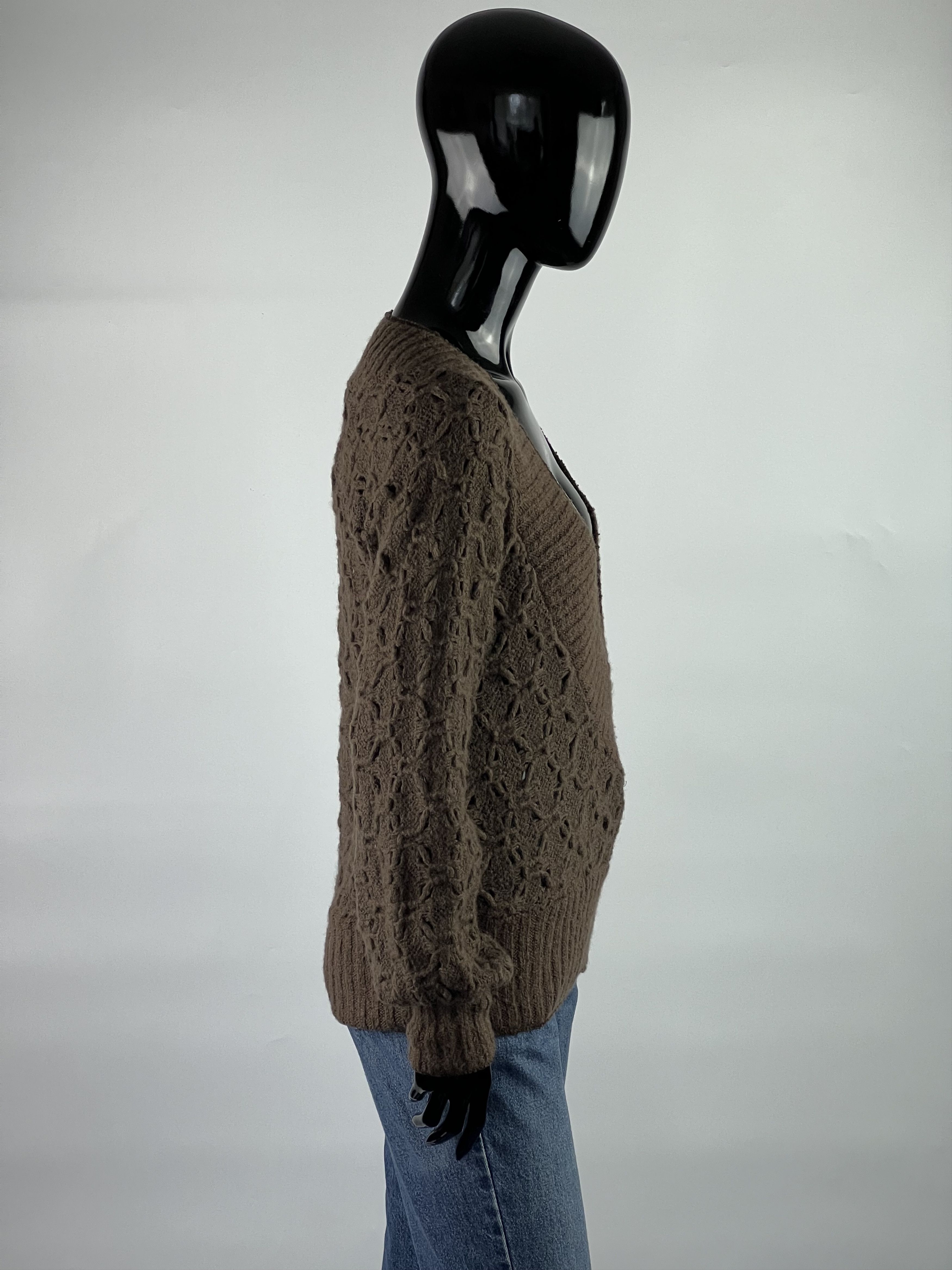 Miss Sixty × Vintage Vintage Miss Sixty Pullover Deep Neckline Wool Knit Size XS Size XS / US 0-2 / IT 36-38 - 2 Thumbnail