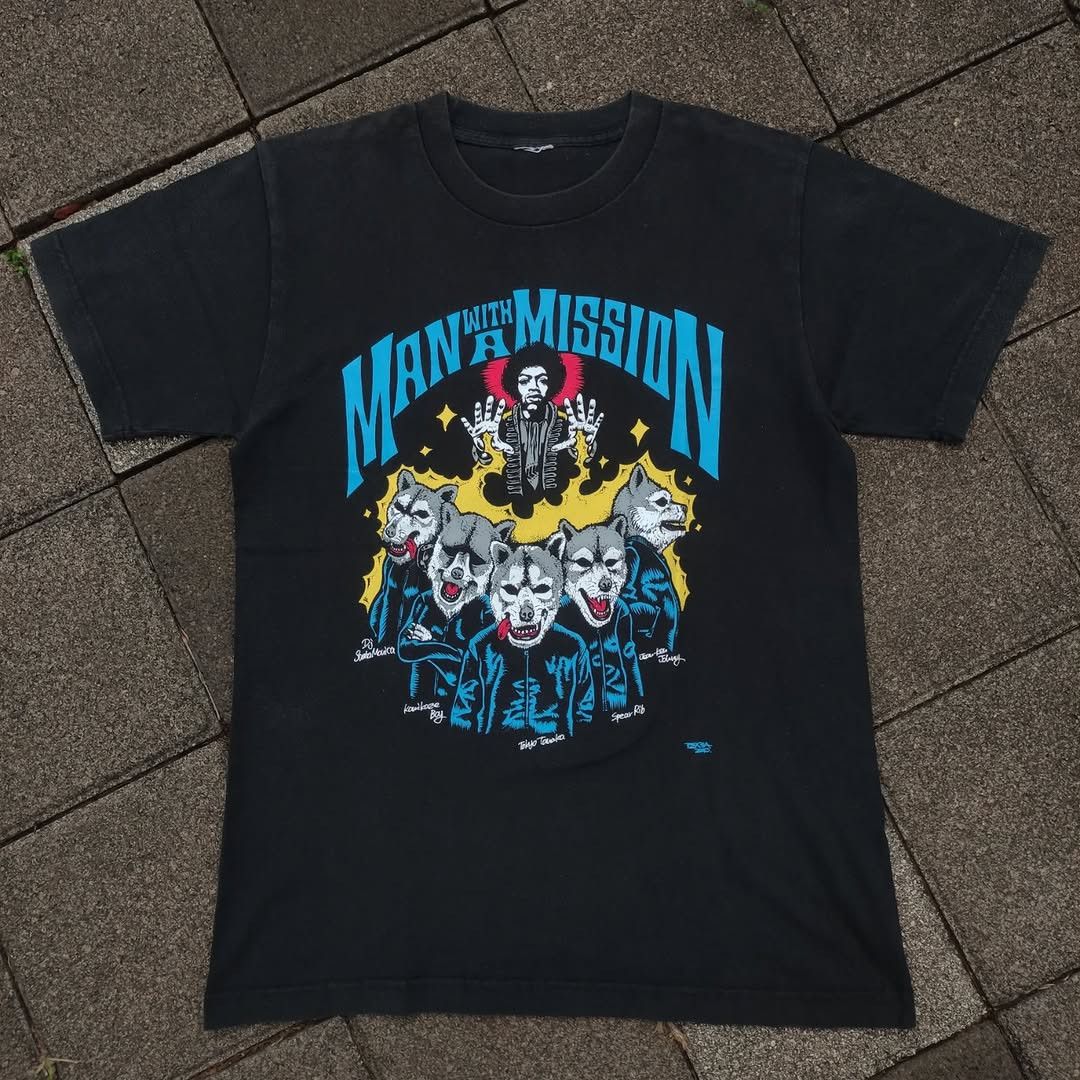 Band Tees MAN WITH A MISSION Jimi Hendrix Japan Band Tee Size US M / EU 48-50 / 2 - 1 Thumbnail
