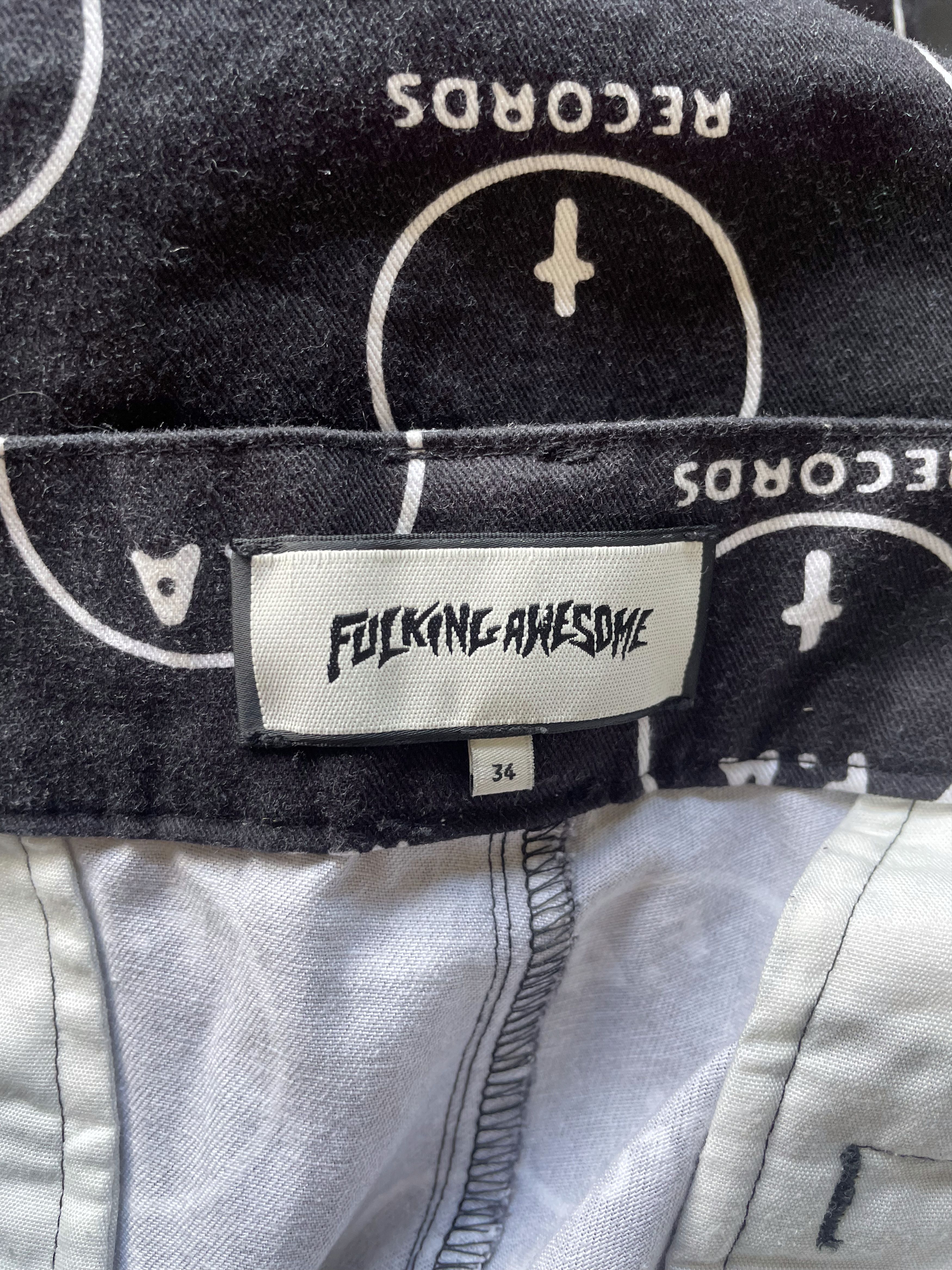 Fucking Awesome Fucking Awesome Records Logo Pants Size US 34 / EU 50 - 9 Thumbnail