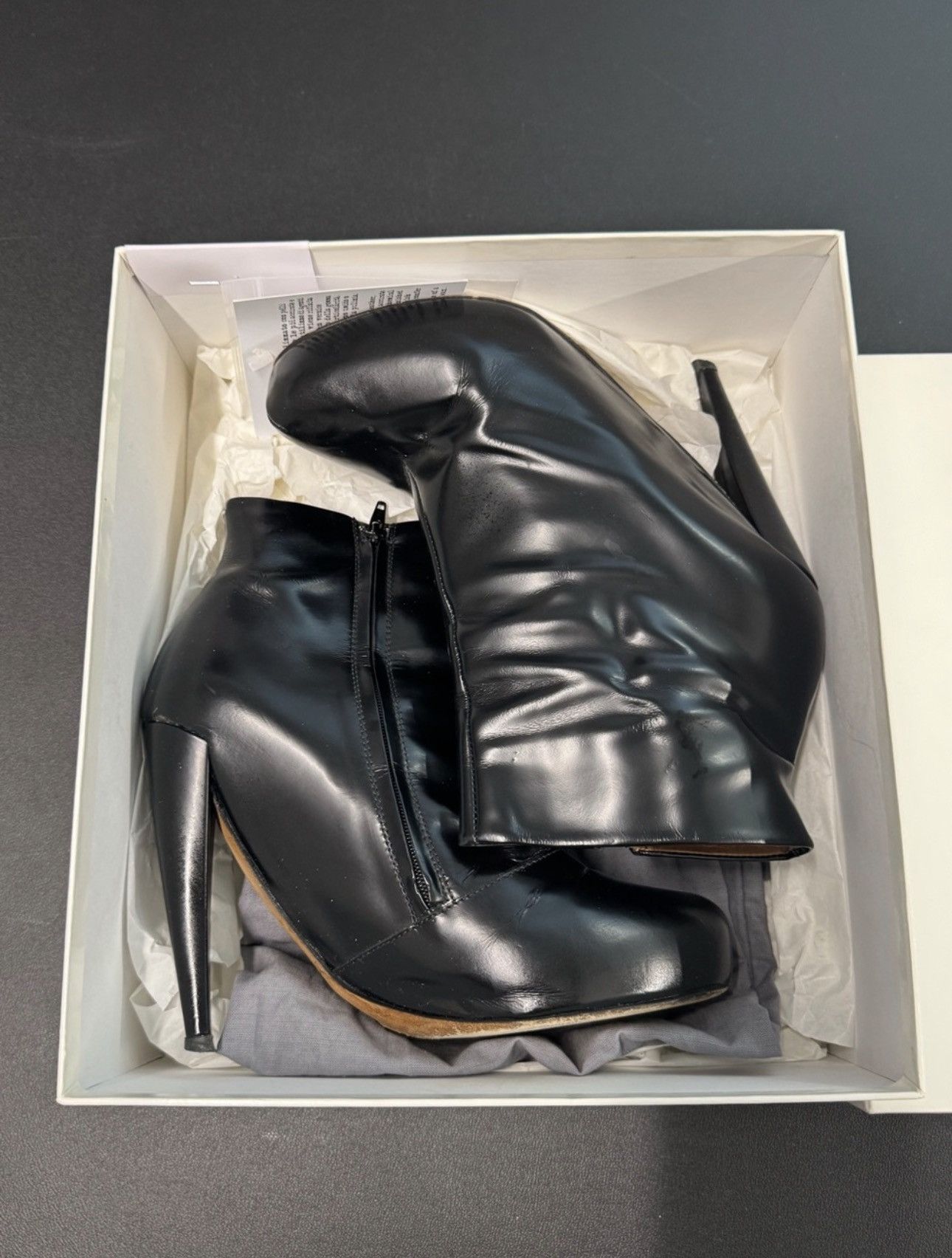 Maison Margiela MAISON MARGIELA Curved Ankle Boot Size US 9 / IT 39 - 4 Thumbnail