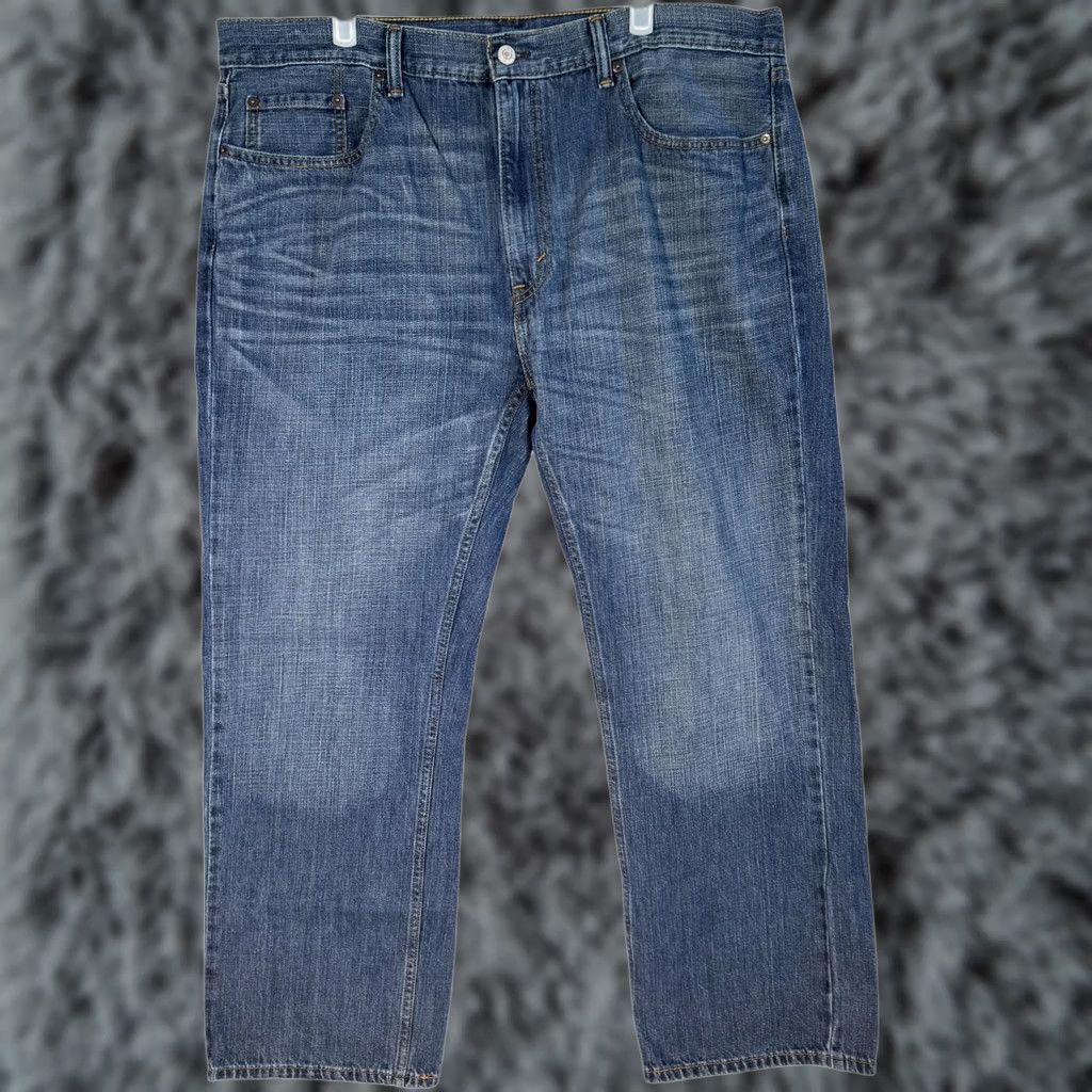 Levi's Levi's 559 Jeans Mens 40x30 Blue Relaxed Straight Denim 100% Cotton Size US 40 / EU 56 - 1 Thumbnail