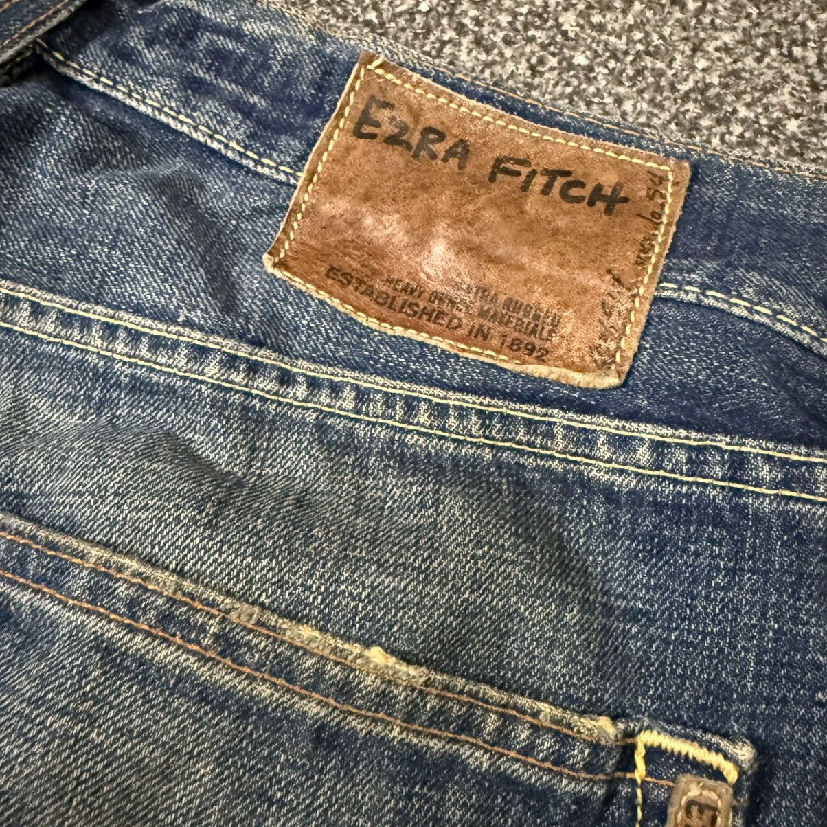 Beauty Beast Bootcut Ezra Fitch Distressed y2k Style Wide Leg Denim Size US 33 - 6 Thumbnail