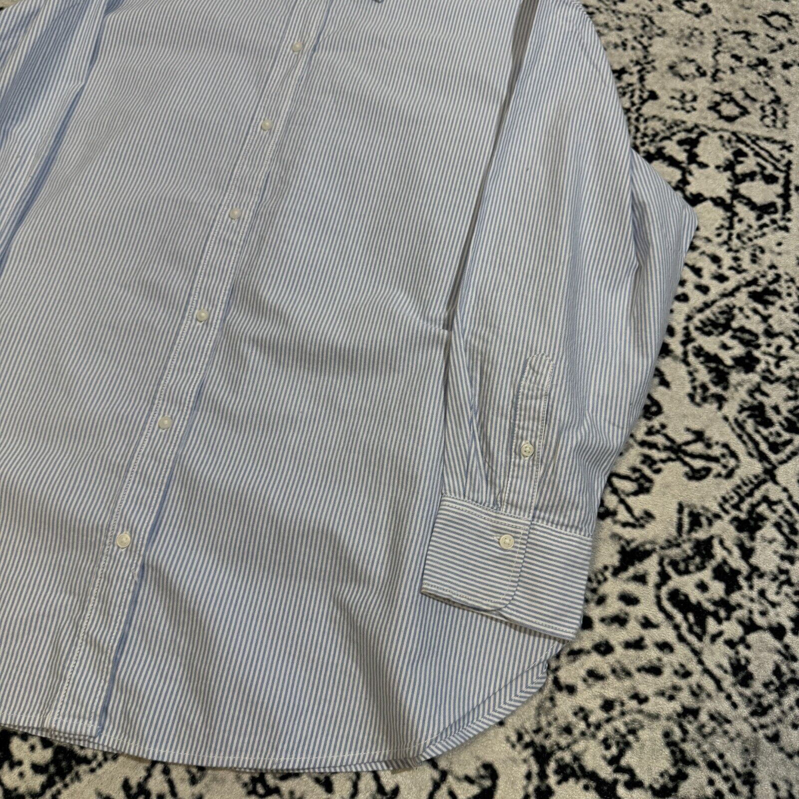 H&M × Vintage Vintage Unisex White Blue Cotton XL Shirt H&M Y2K 90s Size US XL / EU 56 / 4 - 5 Thumbnail