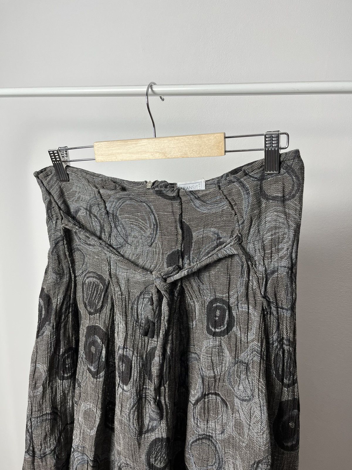 Designer × Transit Transit Par Such Design Comfort Fit Gray Skirt Size 30" / US 8 / IT 44 - 3 Thumbnail