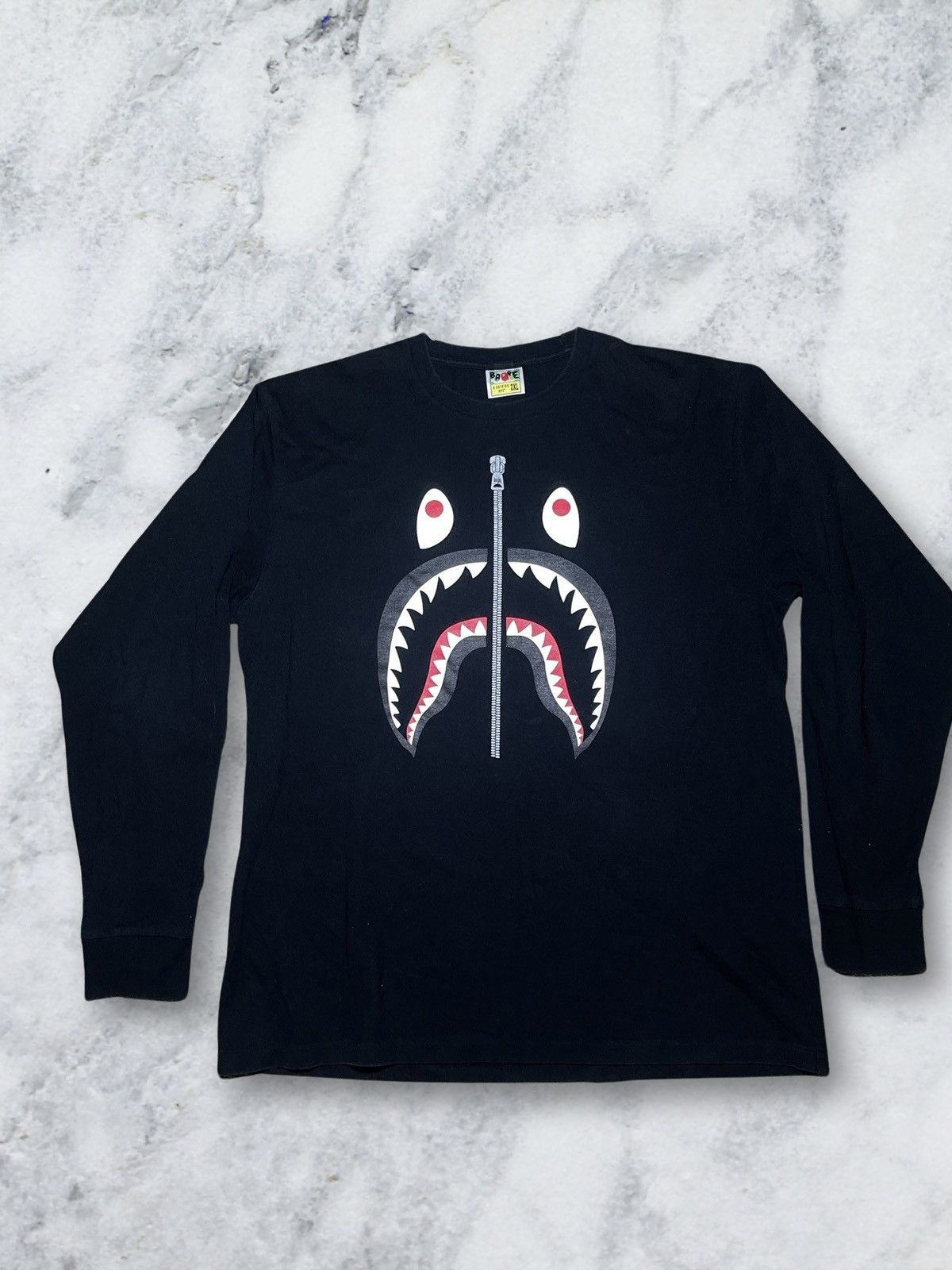 Bape shark hot sale long sleeve