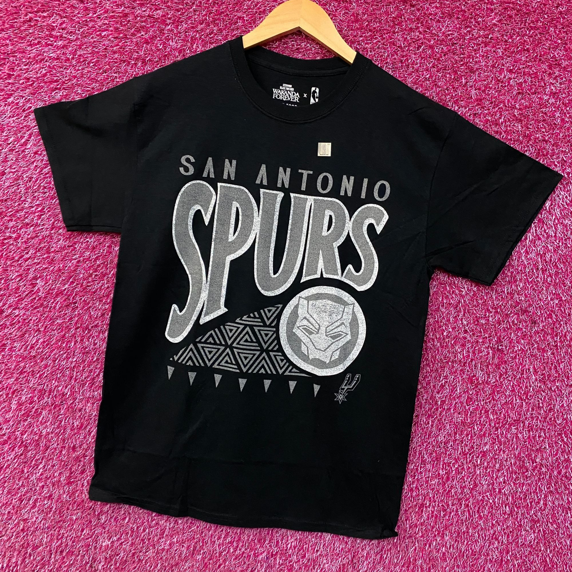 Marvel Comics San Antonio Spurs x Marvel Black Panther Collaboration T-shi Size US M / EU 48-50 / 2 - 3 Thumbnail