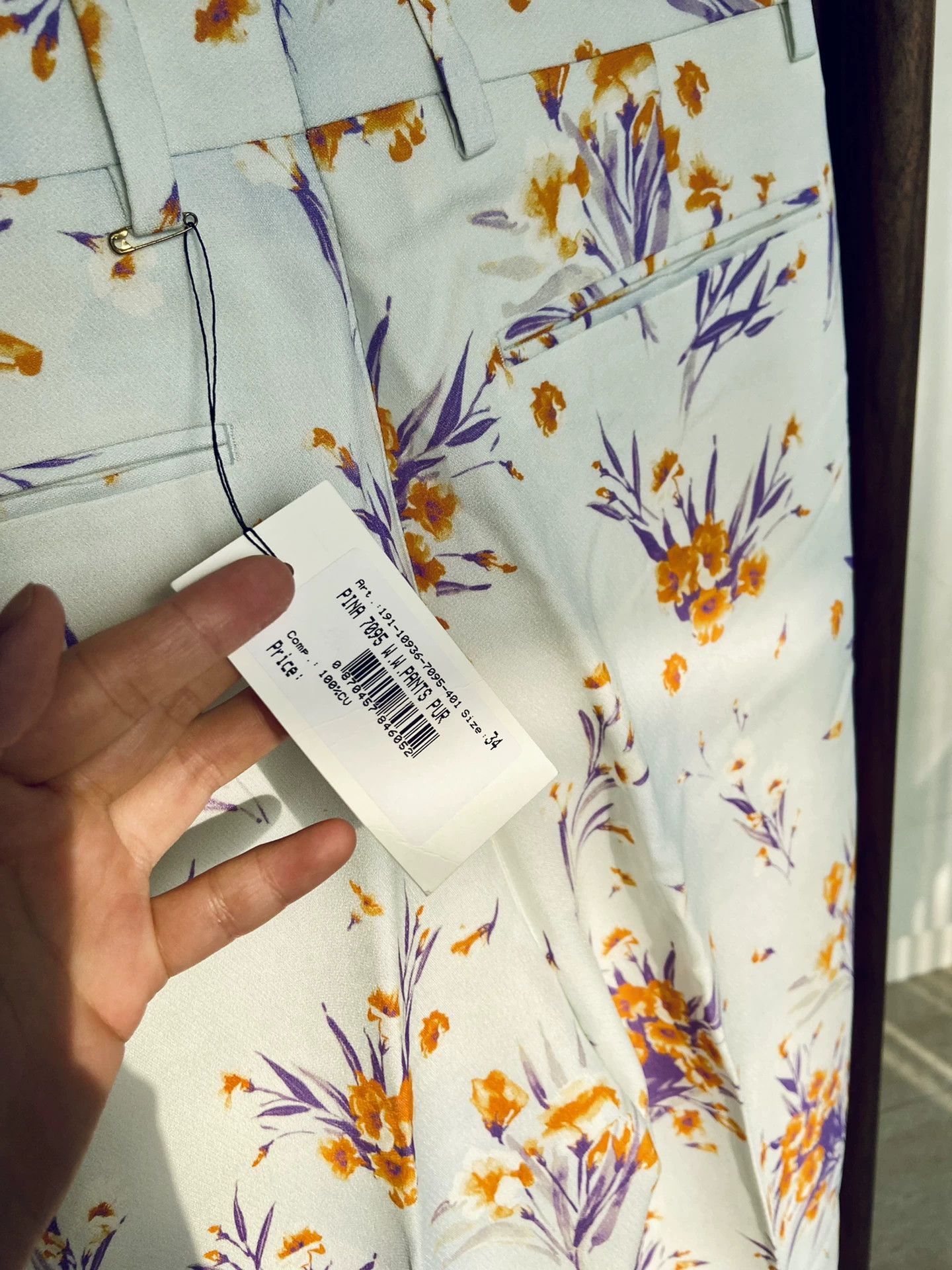 Dries Van Noten DVN Runway Printed Trousers 34 (New w/Tags) Size 24" / US 00 / IT 34 - 5 Thumbnail