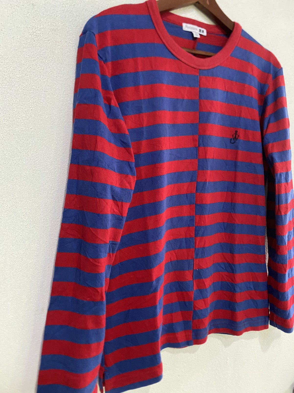 JW Anderson × Uniqlo Blue Striped Long Sleeve T Shirt Size US M / EU 48-50 / 2 - 4 Thumbnail