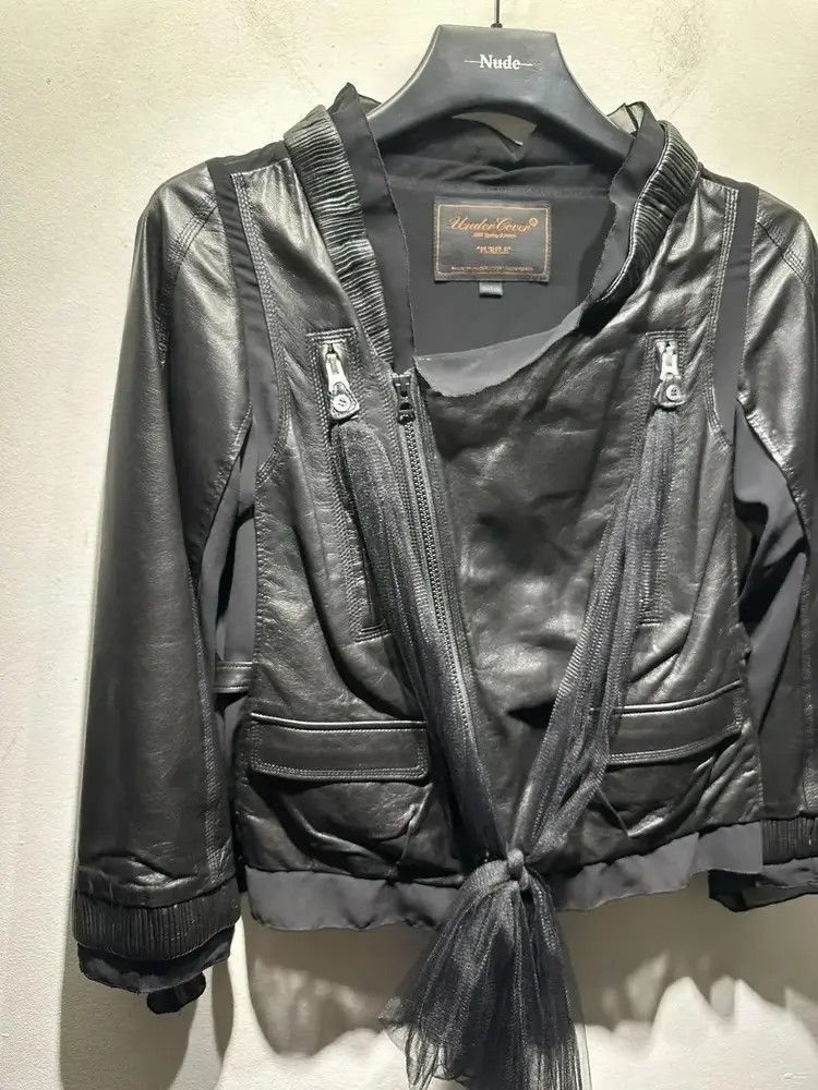 Undercover Sz 1 Undercover 07SS purple lambskin leather jacket Size US S / EU 44-46 / 1 - 3 Thumbnail