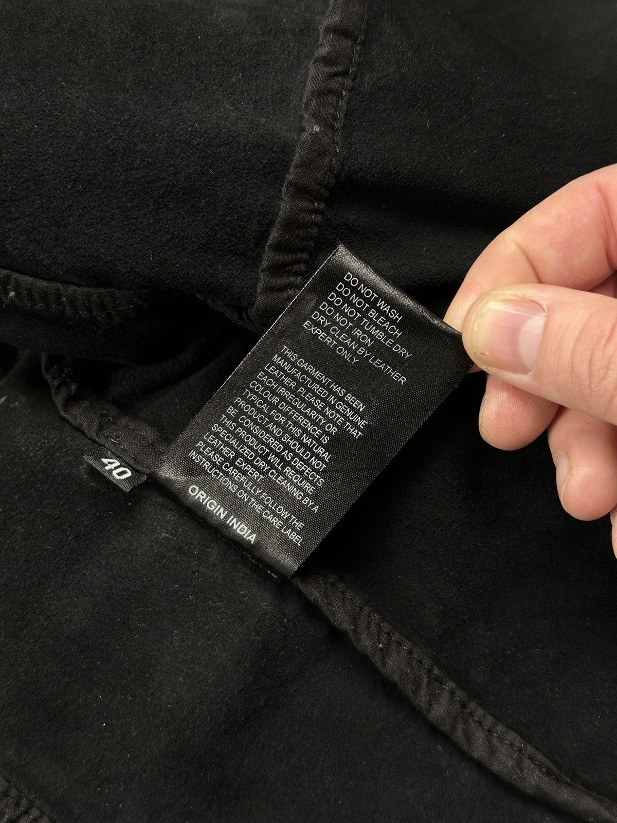 If Six Was Nine Vintage Stella Nova Black Lamb Leather Minimal Jacket Size S / US 4 / IT 40 - 13 Thumbnail