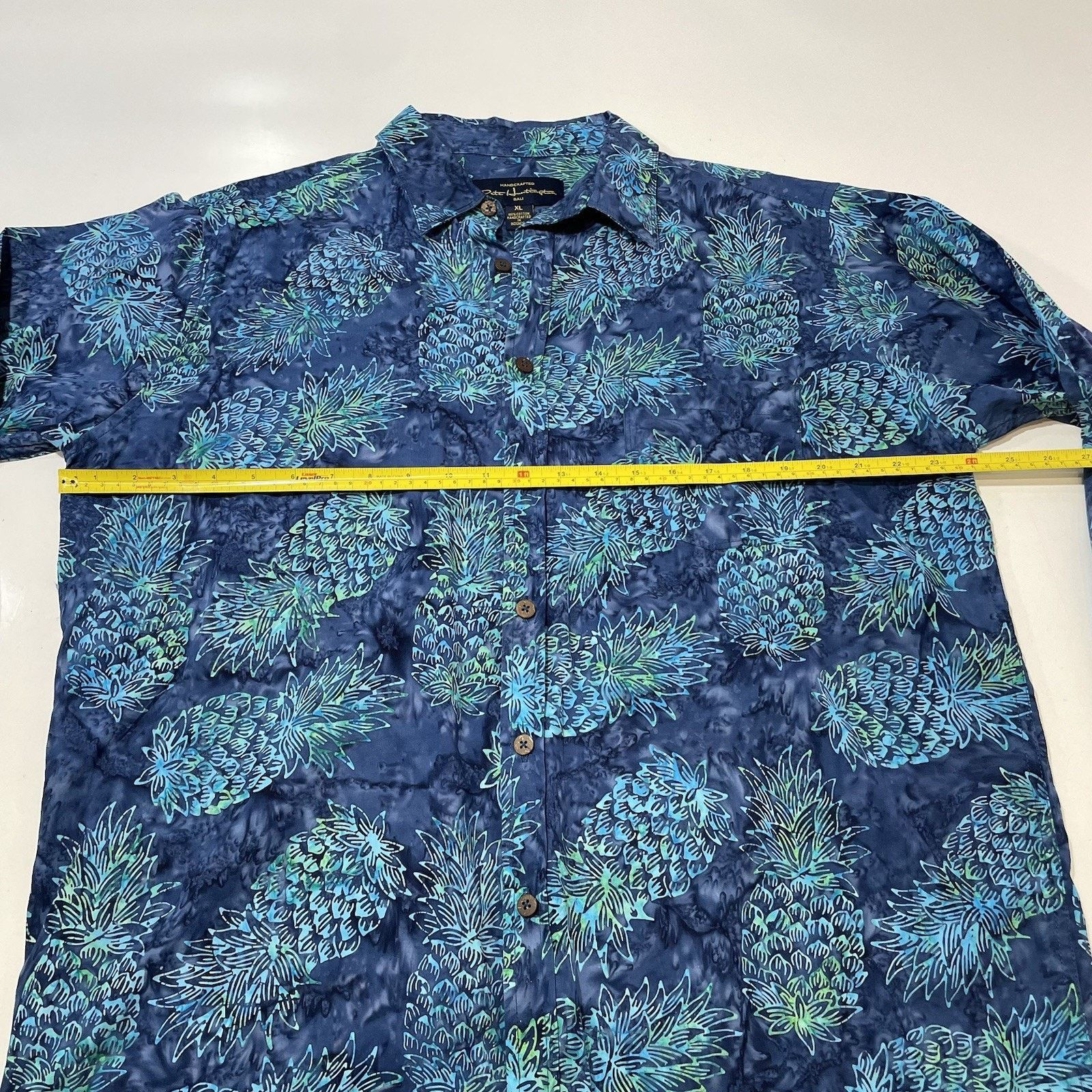 Huntington PETE HUNTINGTON Shirt Men's Size XL Hawaiian Hand Dyed Size US XL / EU 56 / 4 - 5 Thumbnail