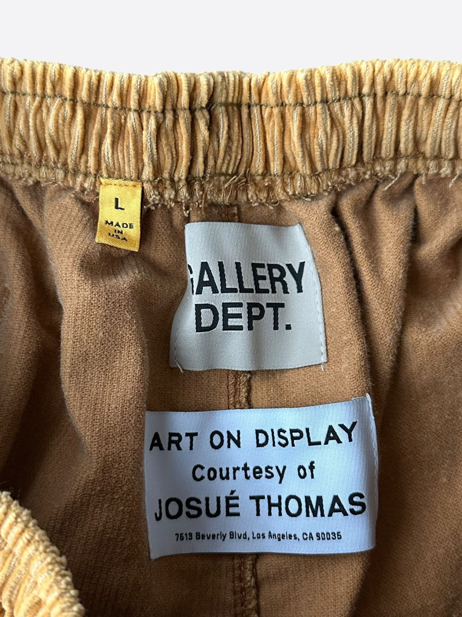 Gallery Dept. Gallery Dept Gold & Pink Vintage Cord French Logo Zuma Size US 32 / EU 48 - 3 Thumbnail