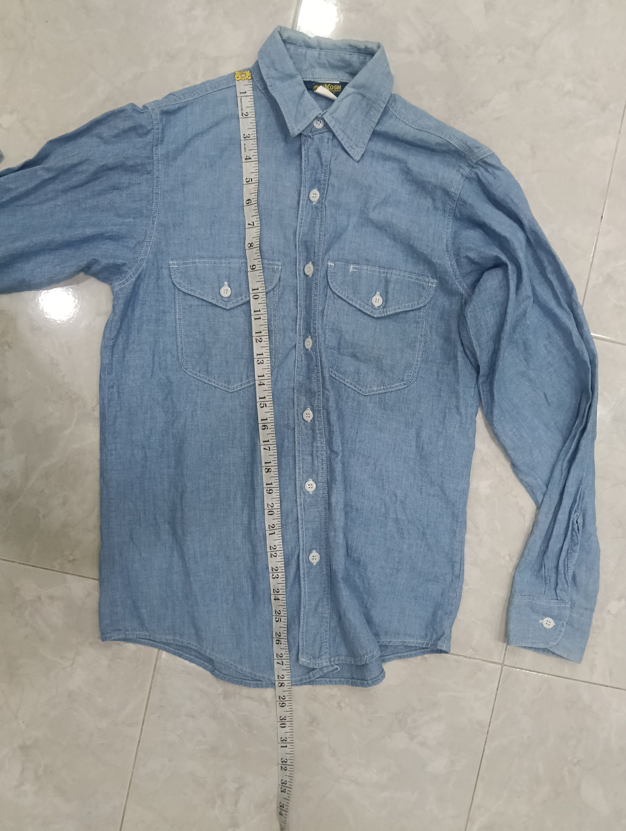 Oshkosh True Vintage 70s Osh Kosh Like USN Chambray Size US M / EU 48-50 / 2 - 10 Thumbnail